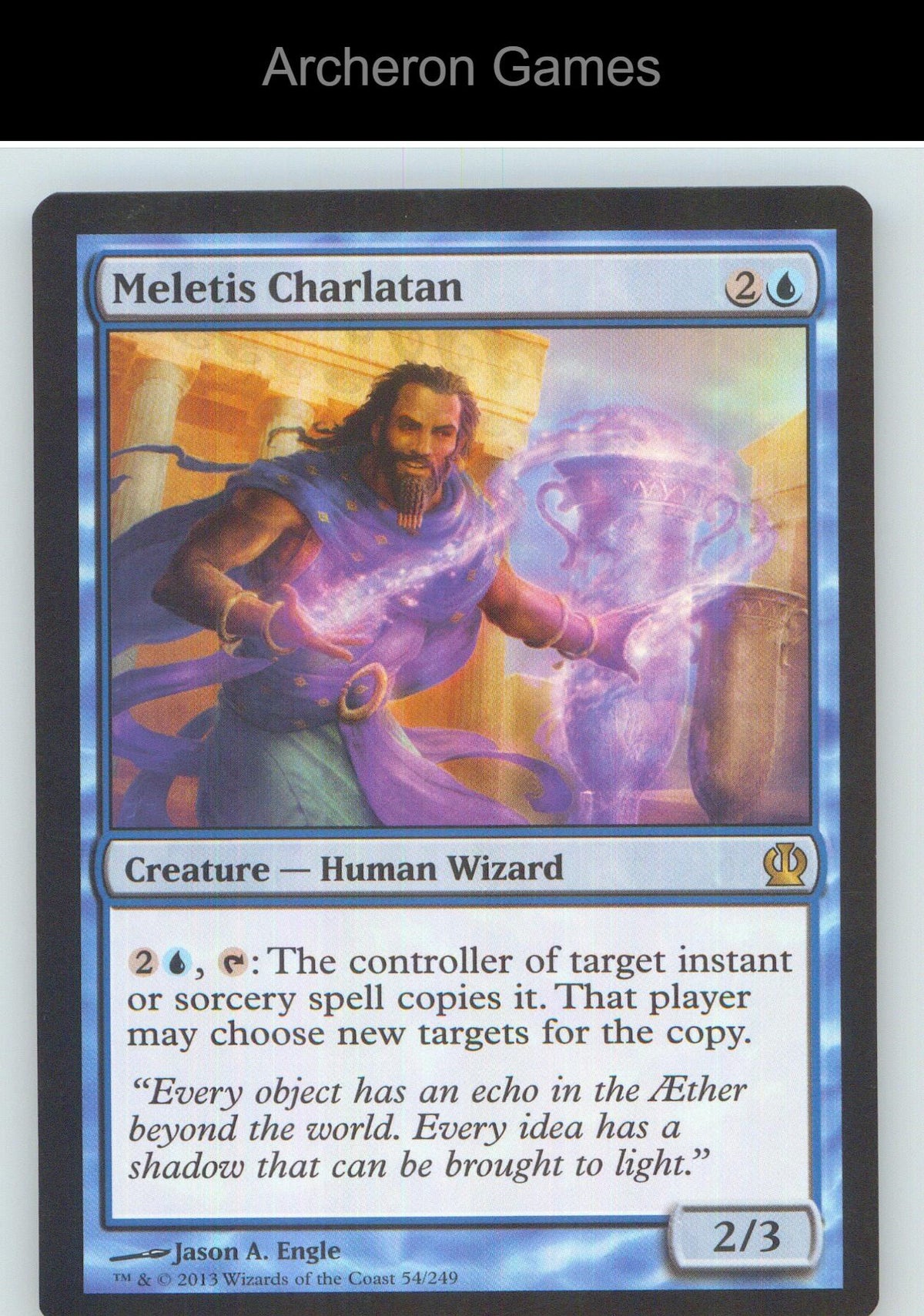 Meletis Charlatan THS 54 R MTG Card NM/EX+