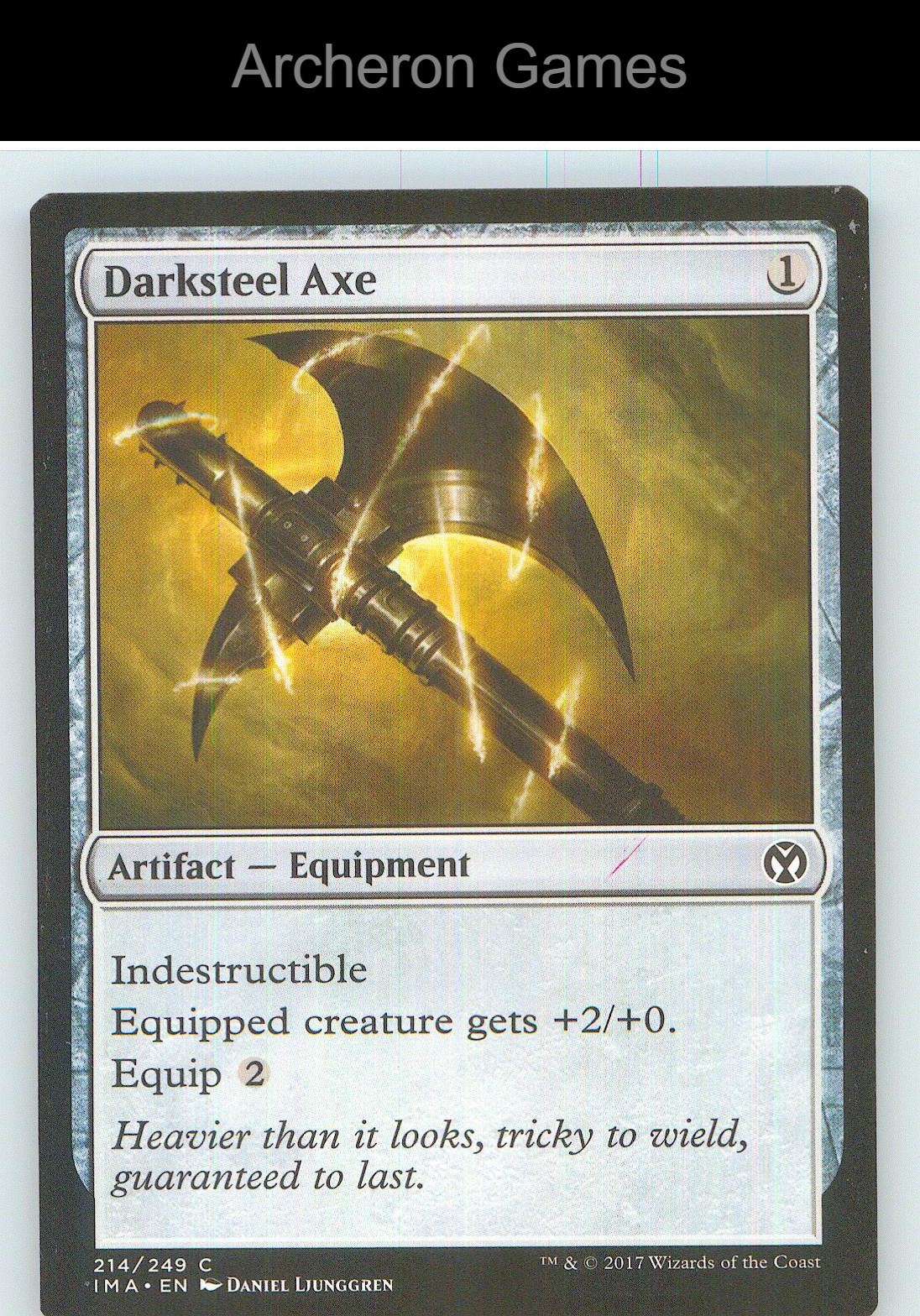 Darksteel Axe IMA 214 C MTG Card NM/EX+