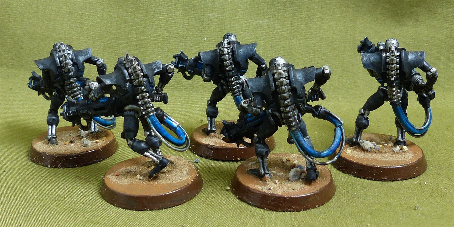 Immortals with Tesla Cannons painted - Necron - Warhammer 40K #506