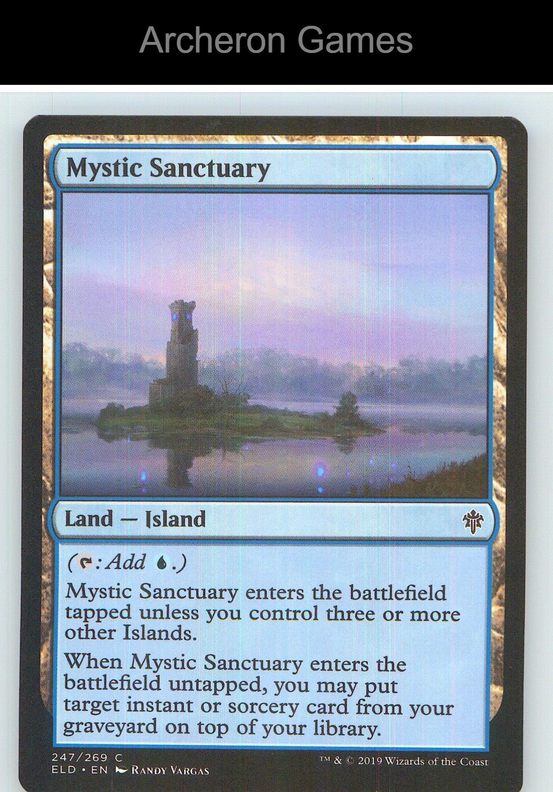 Mystic Sanctuary ELD 247 C MTG Card NM/EX+