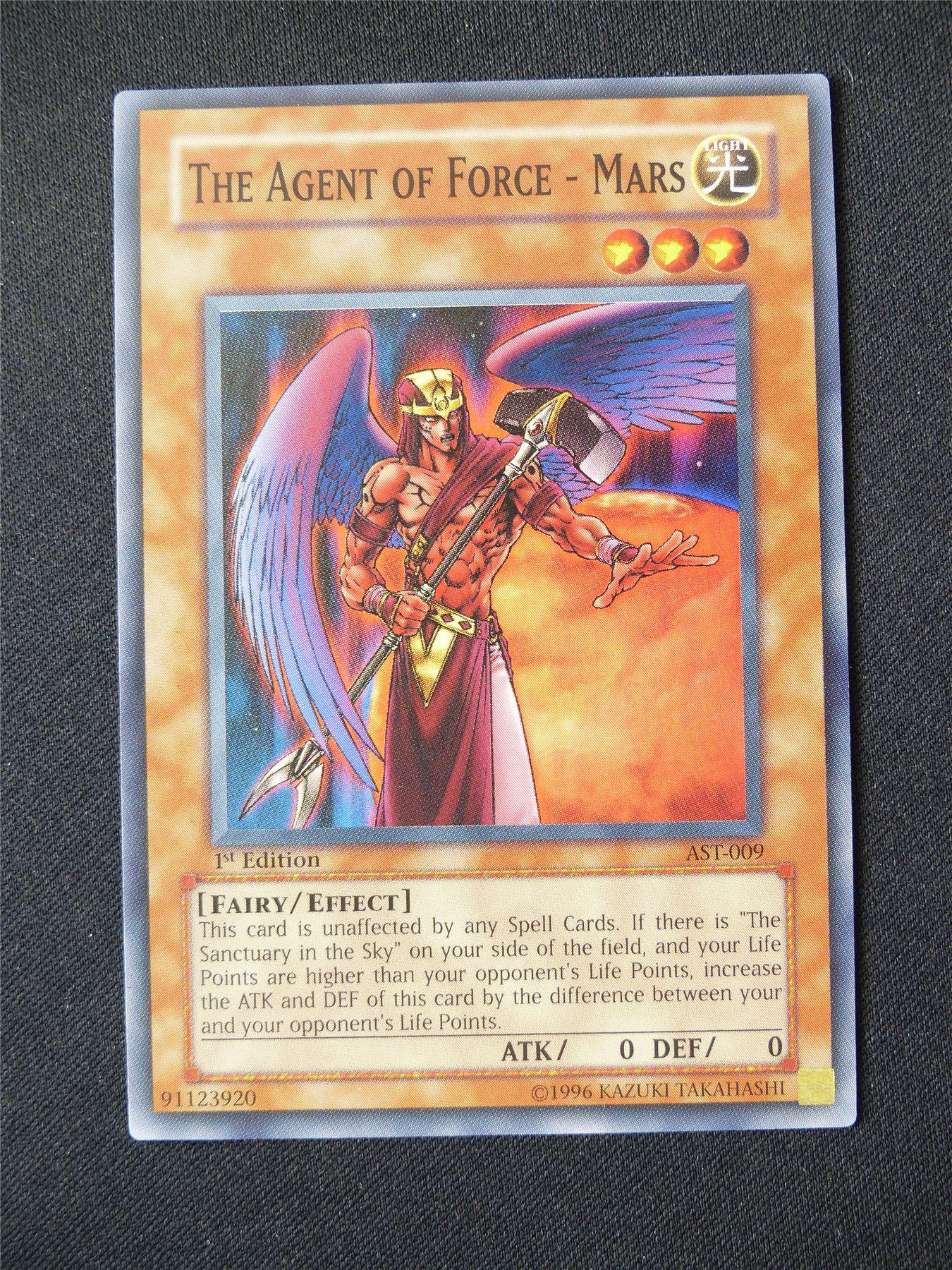 The Agent of Force - Mars AST Super Rare - 1st ed Yugioh Card #1UH