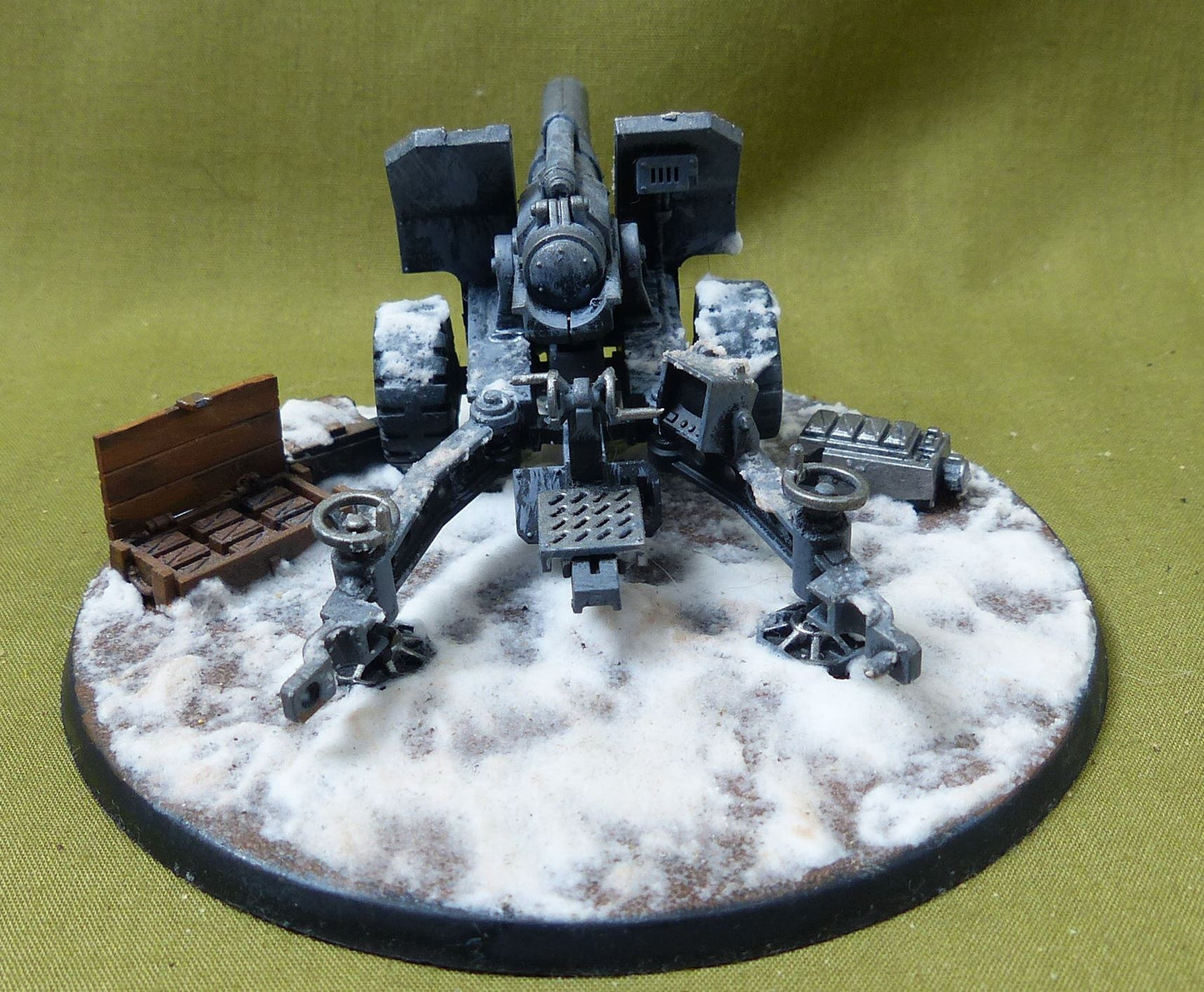 Single Field Ordnance Battery painted - Astra Militarum - Warhammer 40K #36C