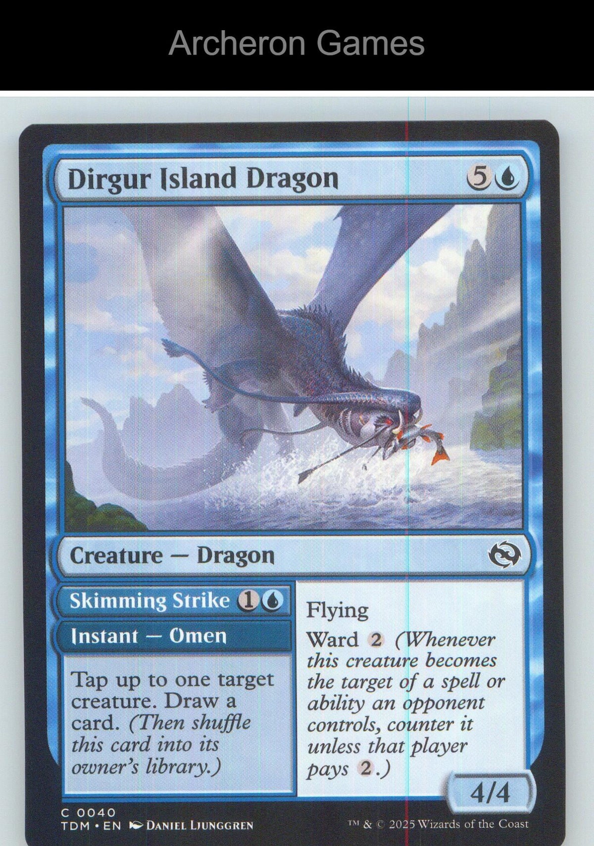 Dirgur Island Dragon TDM 40 C MTG Card NM/EX+