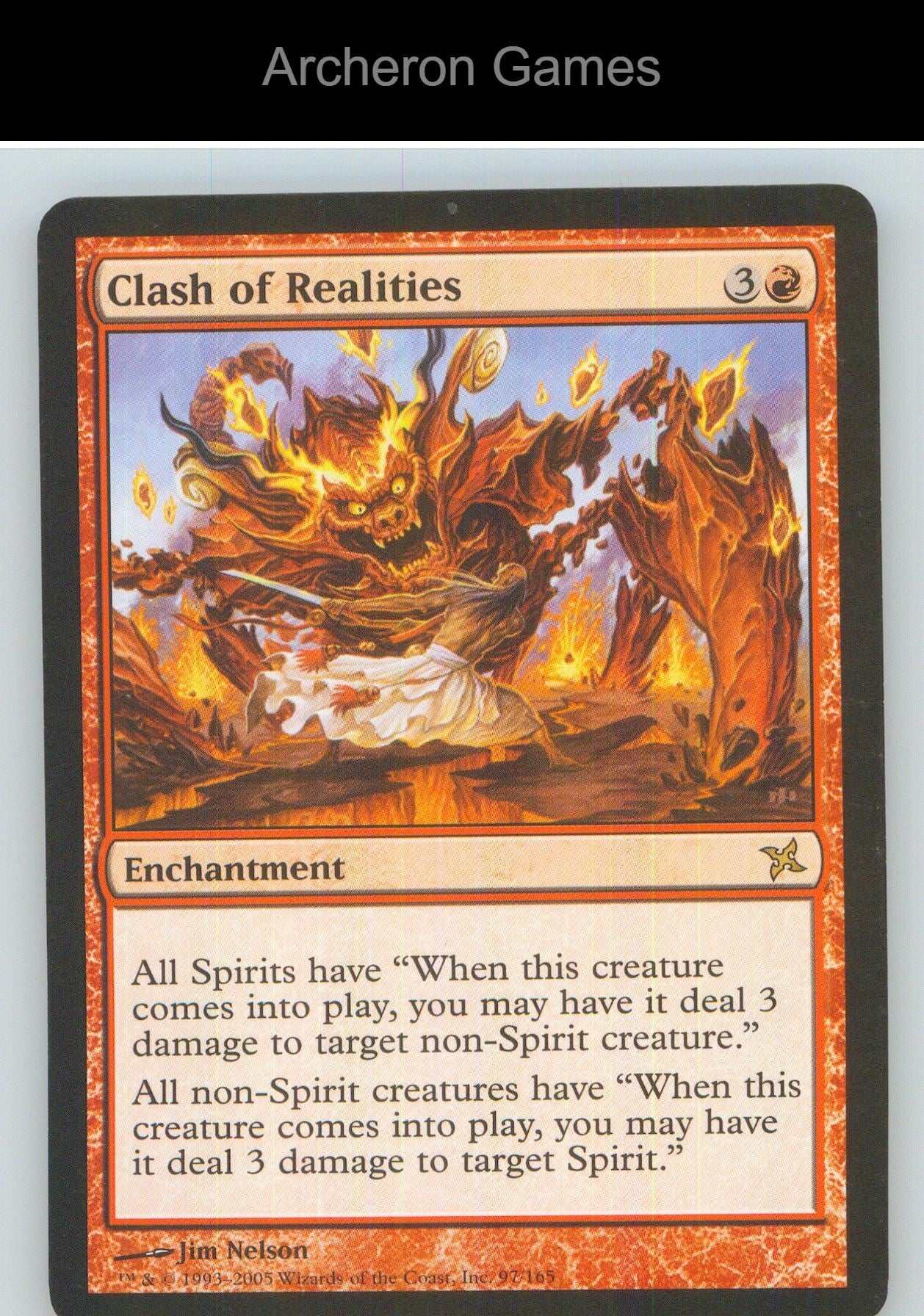 Clash of Realities BOK 97 R MTG Card NM/EX+
