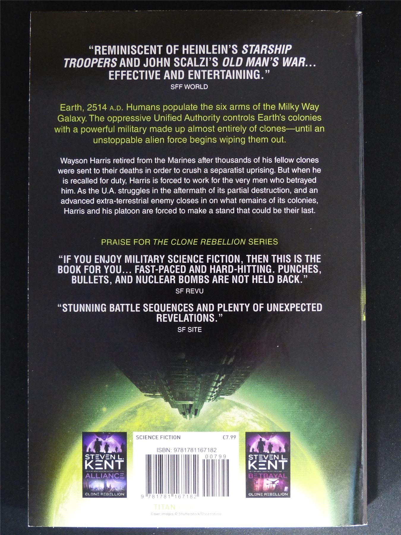Elite: The Clone Rebellion - Titan Novel Book Softback #71