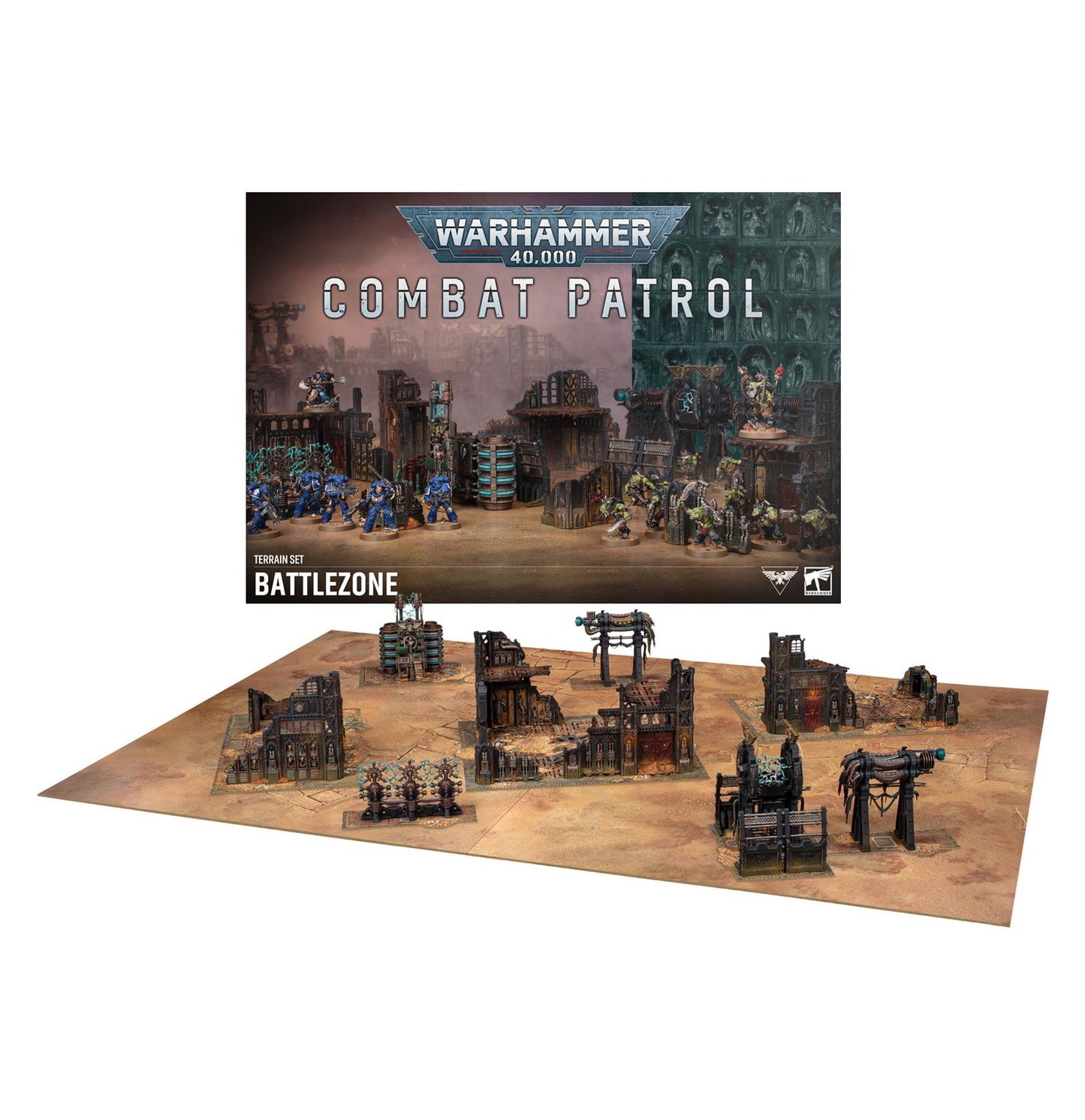 Battlezone Terrain Set - Combat Patrol - Warhammer: 40K - Available from 08/08/2026