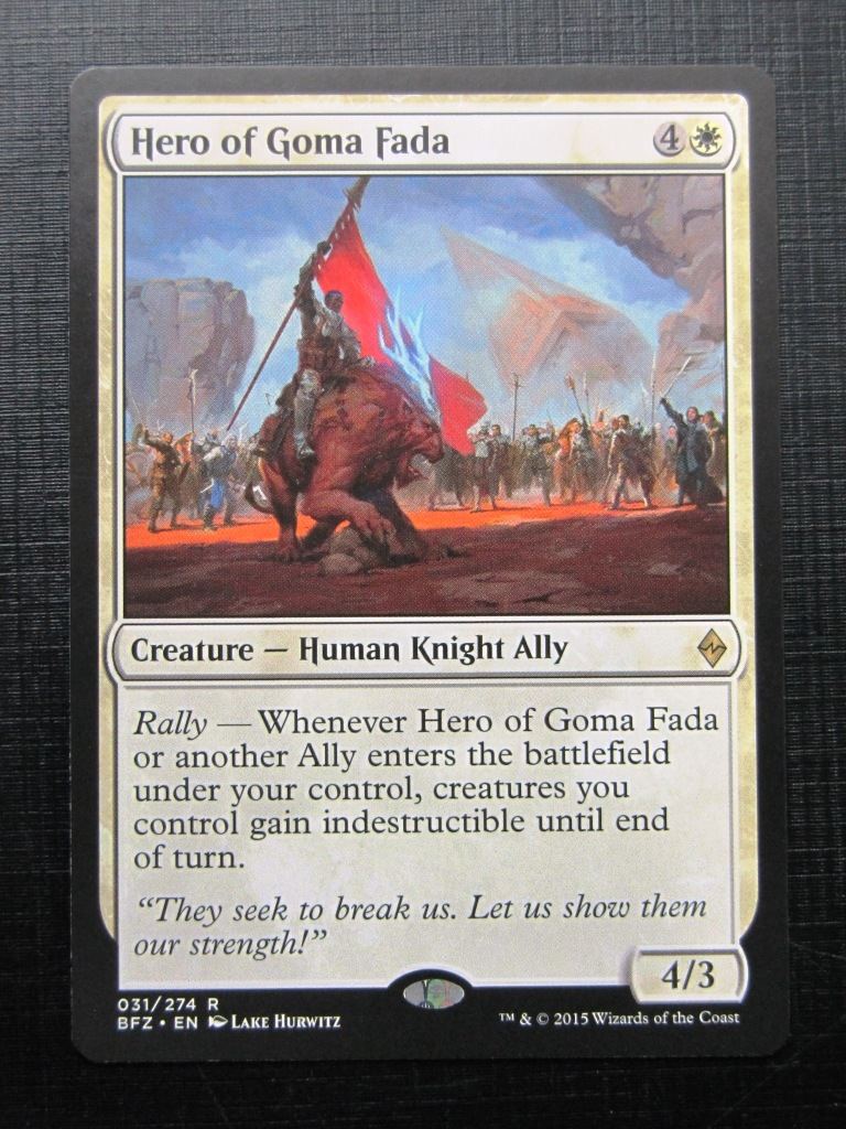 MTG Magic Cards: HERO OF GOMA FADA #