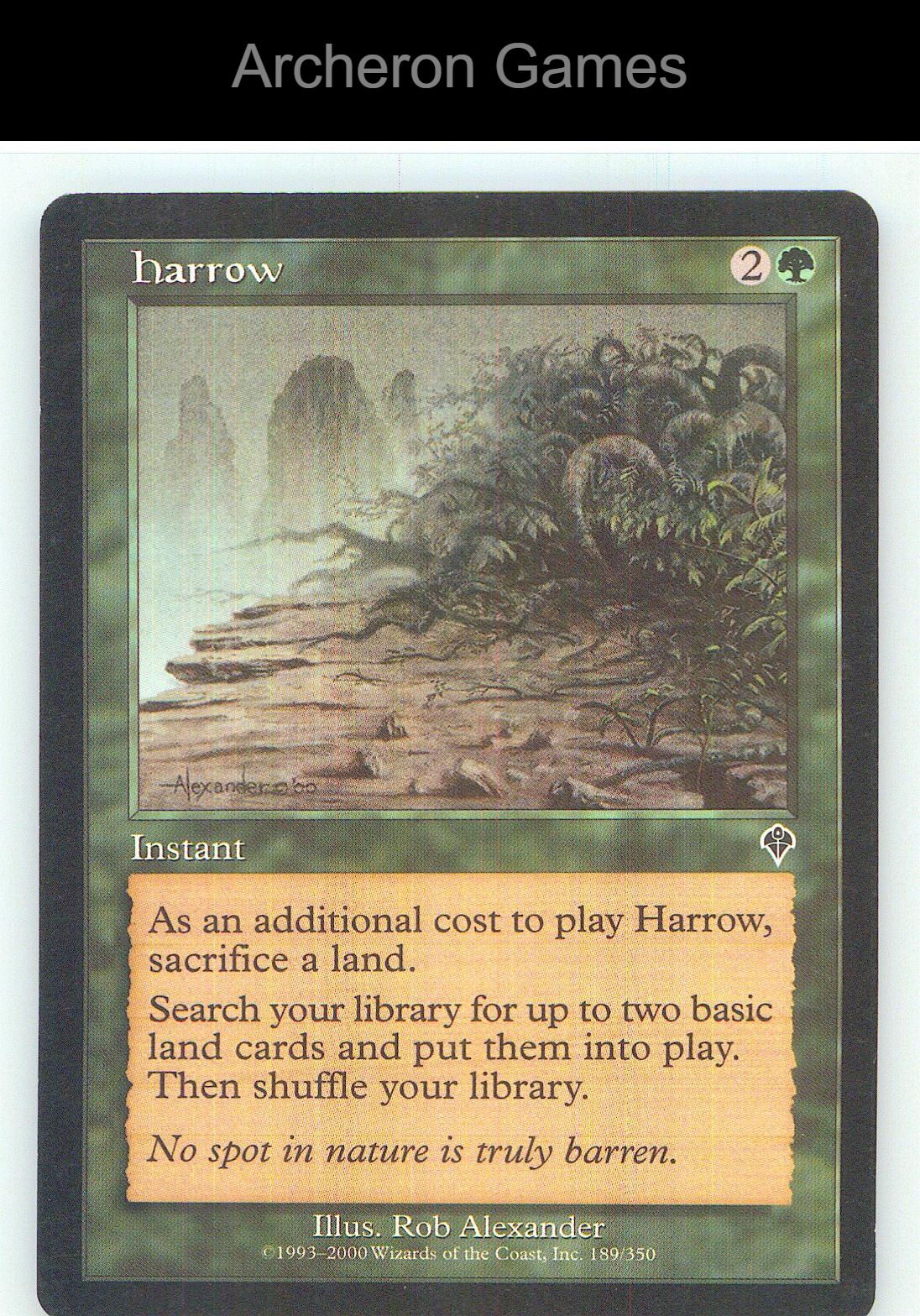 Harrow INV 189 C MTG Card NM/EX+