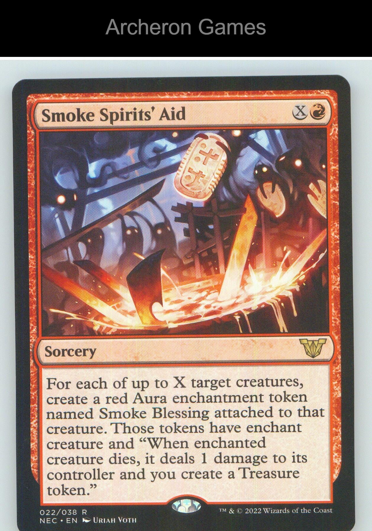 Smoke Spirits' Aid NEC 22 R MTG Card NM/EX+