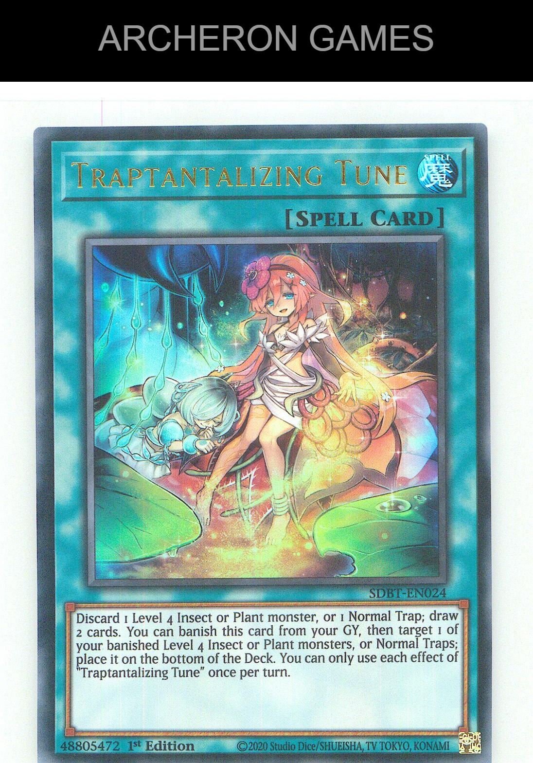 Traptantalizing Tune Ultra Rare YUGIOH Card 1st Edition