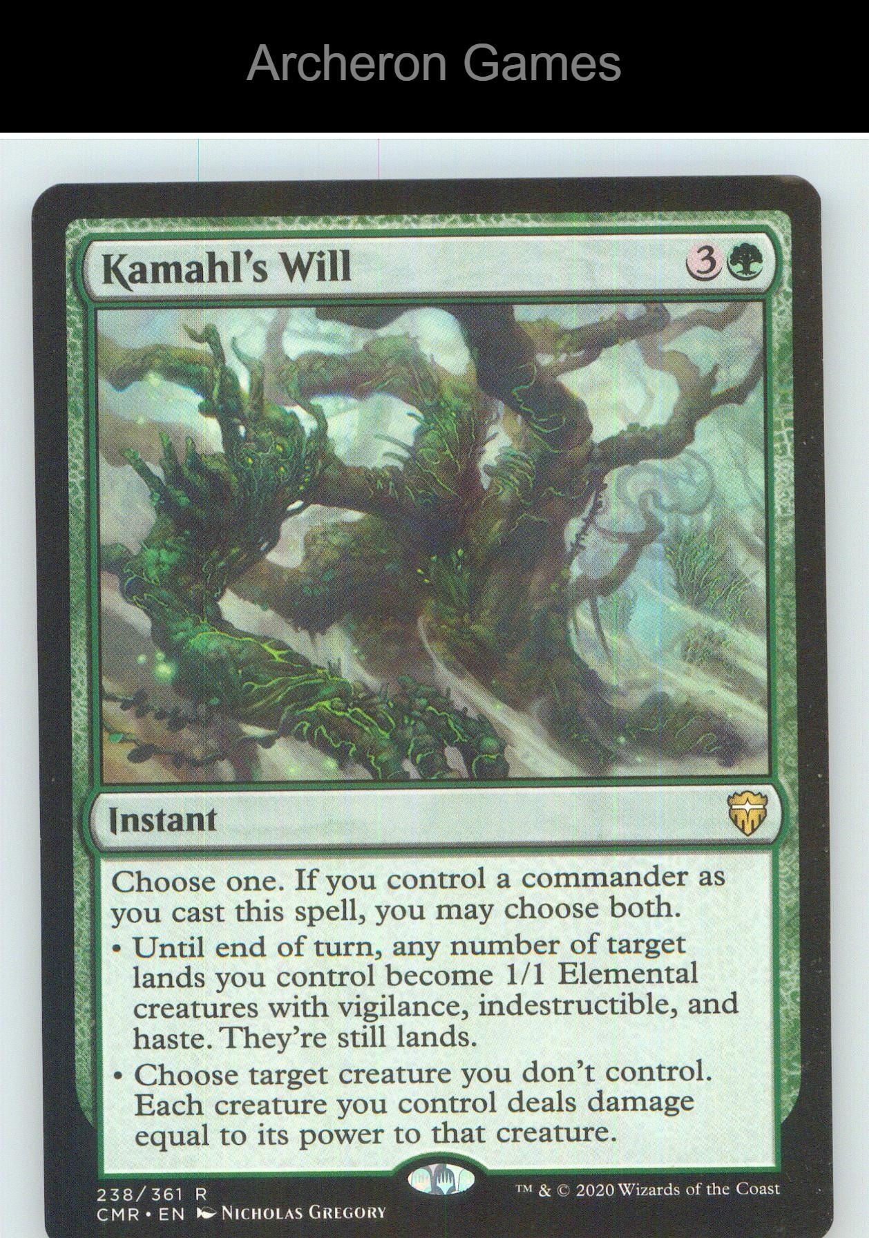 Kamahl's Will CMR 238 R MTG Card NM/EX+