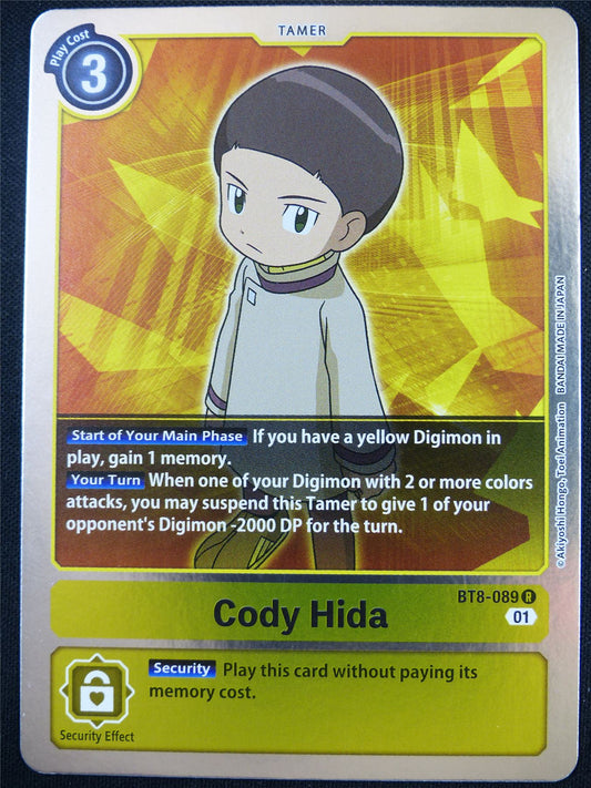 Cody Hida BT8-089 R - Digimon Card #4DZ