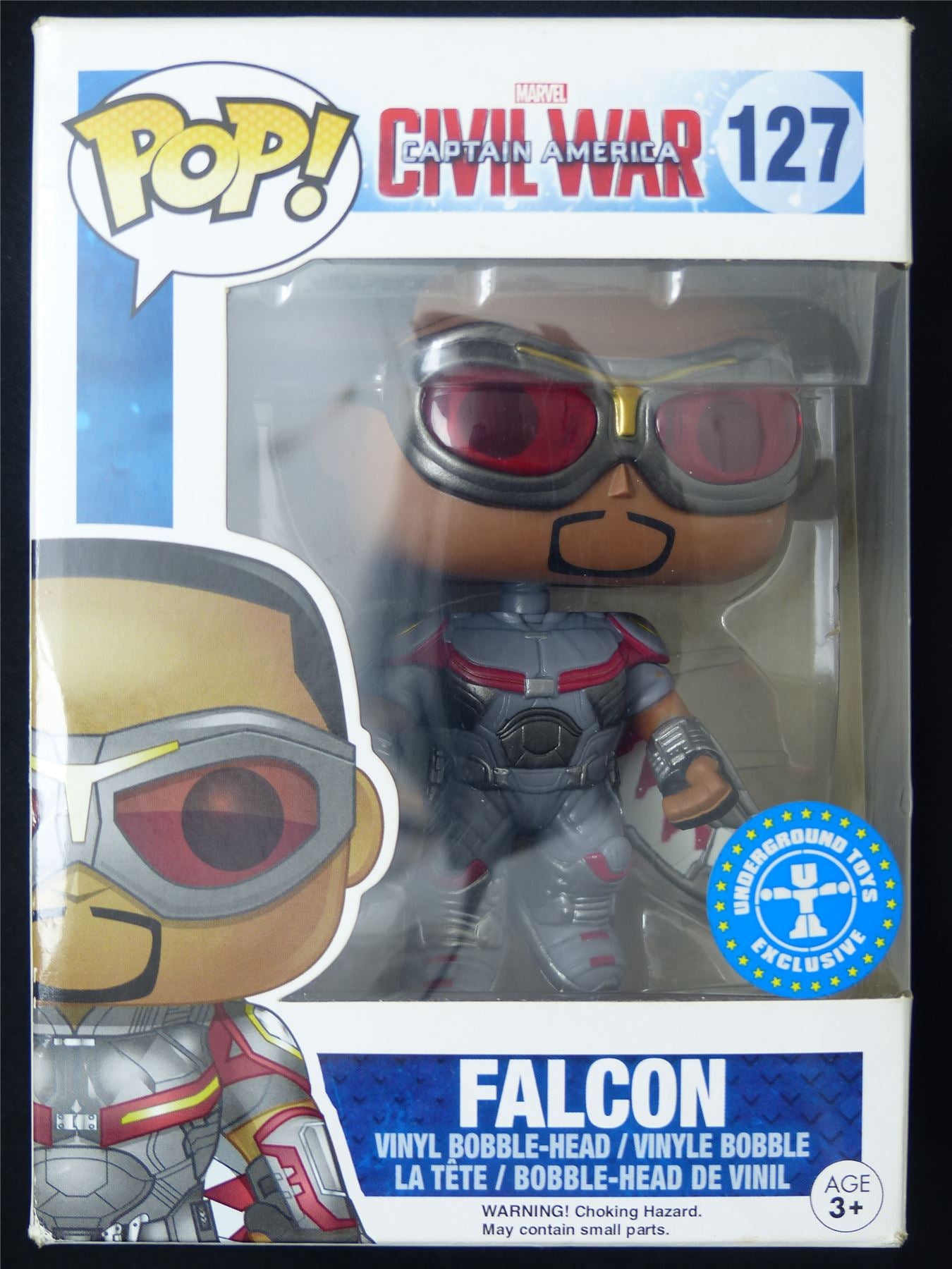 Falcon Civil War: Captain America 127 Funko POP #3EQ – Archeron