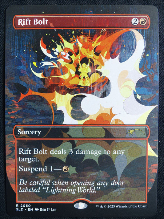 Rift Bolt Borderless Secret Lair - SLD - Mtg Card #5ND