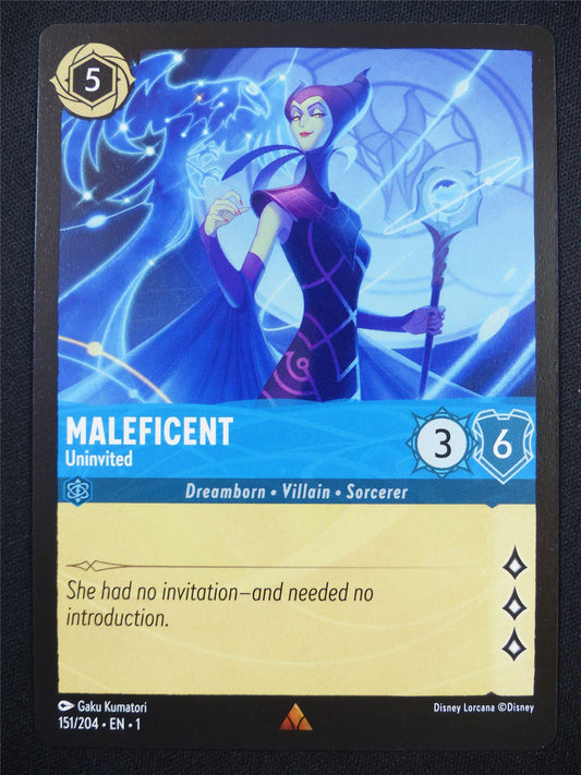 Maleficent Uninvited 151/204 - Lorcana Card #5KU