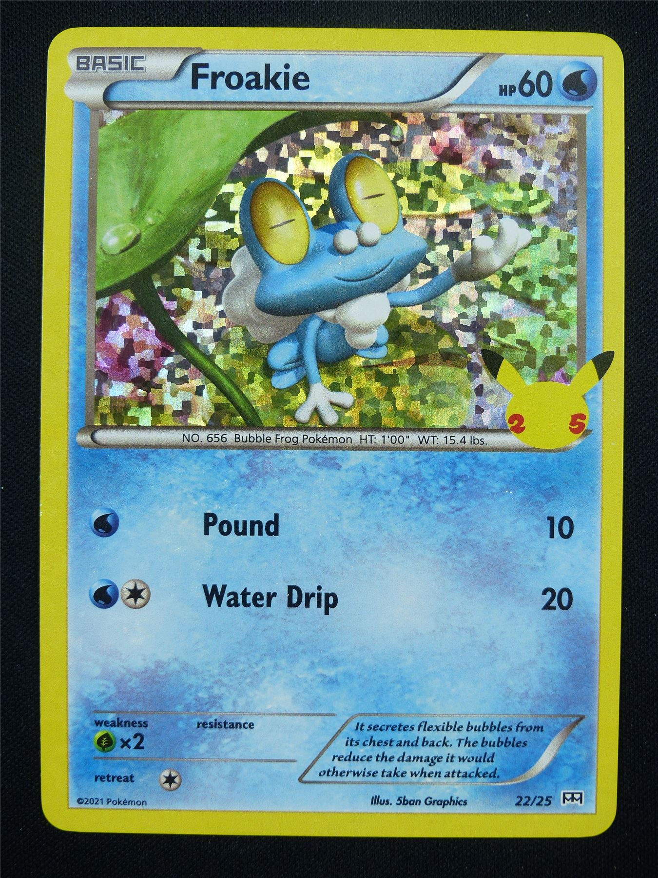 froakie pokemon card value Froakie 22/25 Promo Holo