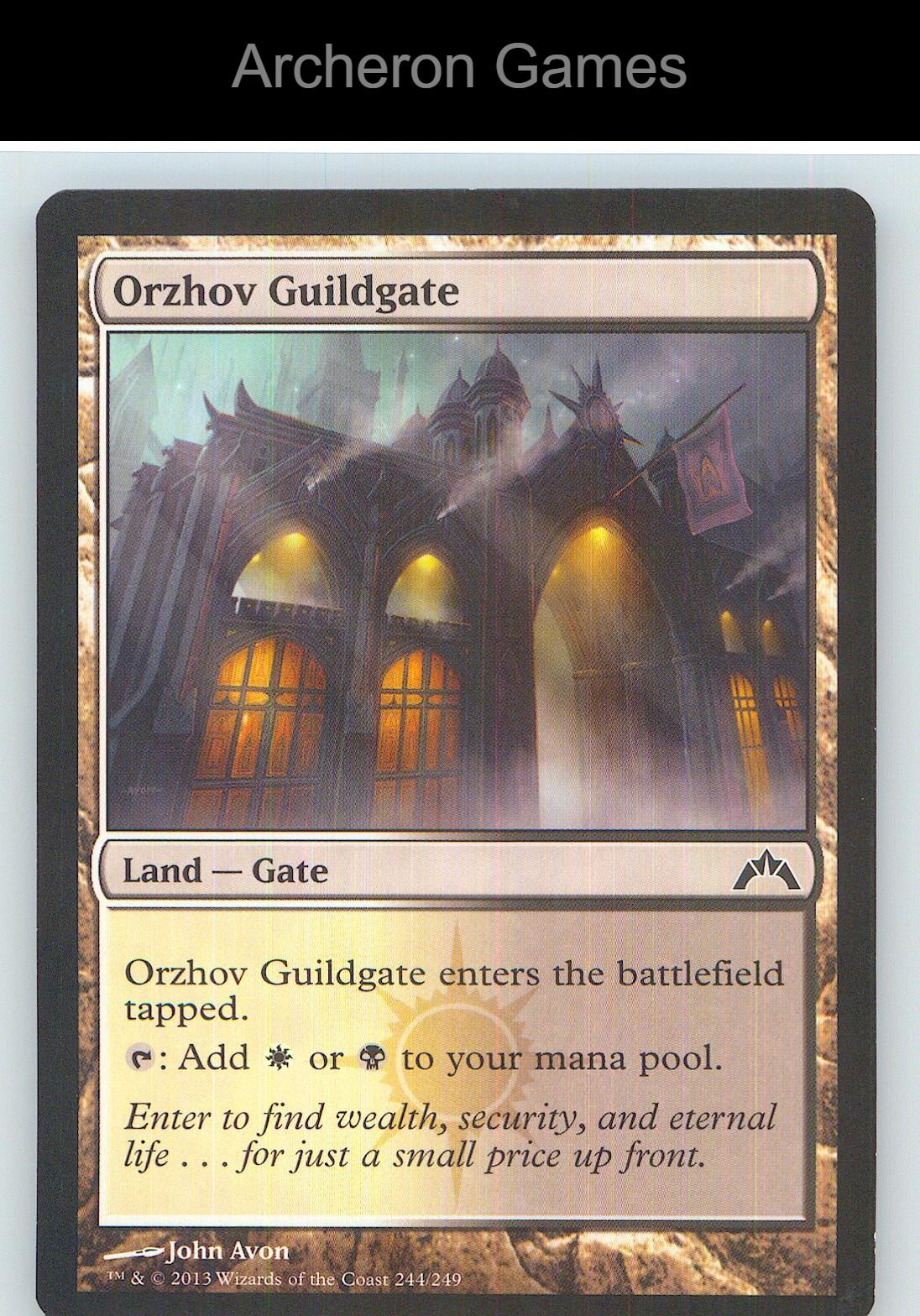 Orzhov Guildgate GTC 244 C MTG Card NM/EX+