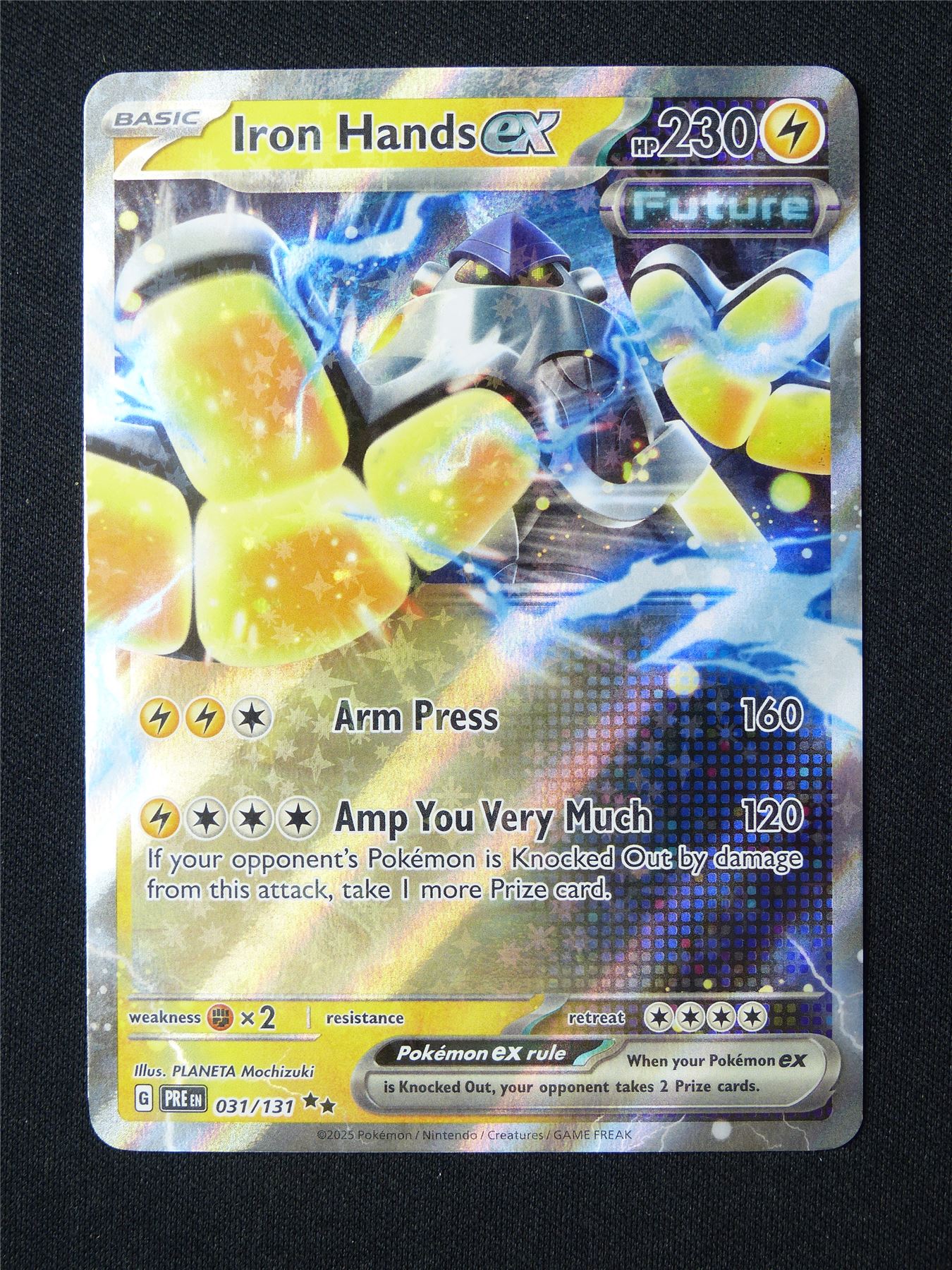 iron hands pokemon card Iron Hands EX 031/131 Holo