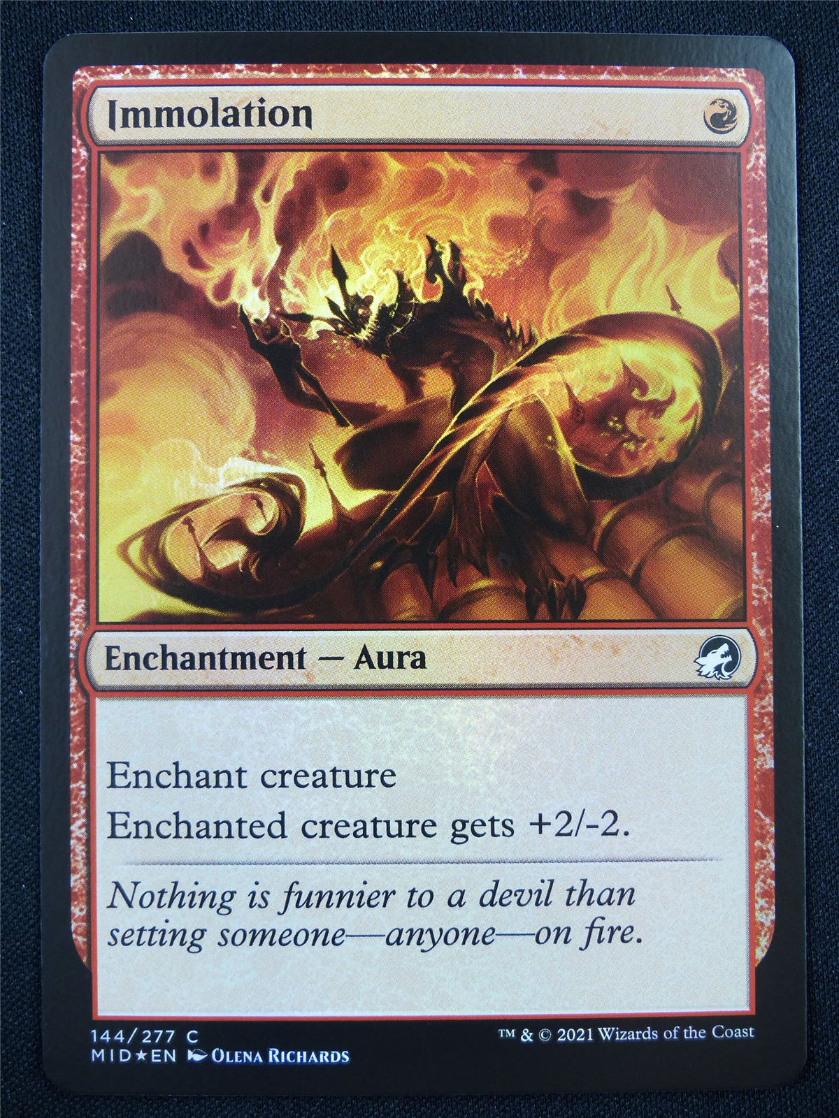Immolation Foil - Mtg Card #1K9