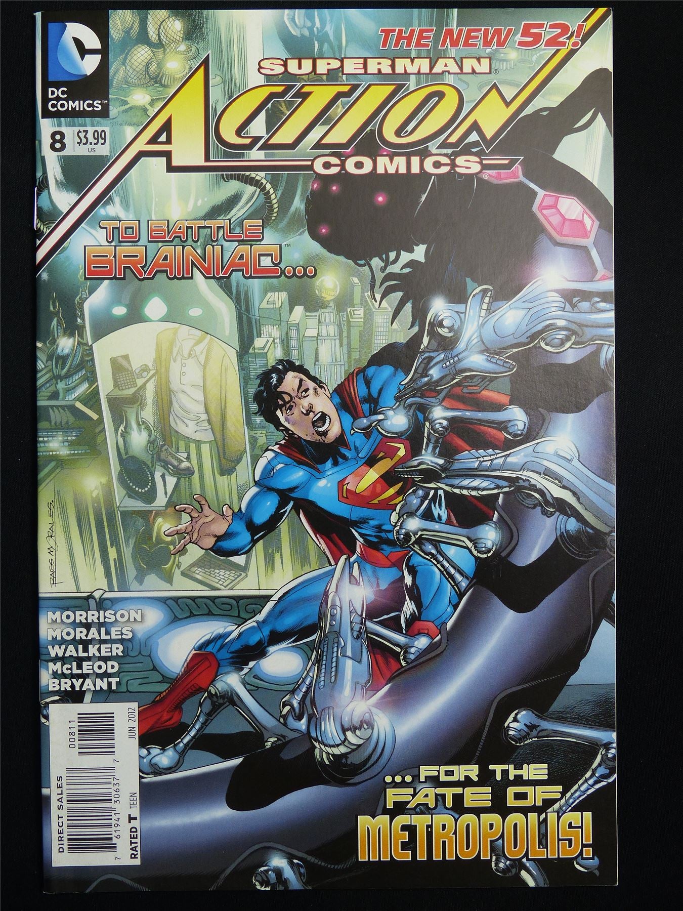 SUPERMAN: Action Comics #8 new 52! - DC Comic #341