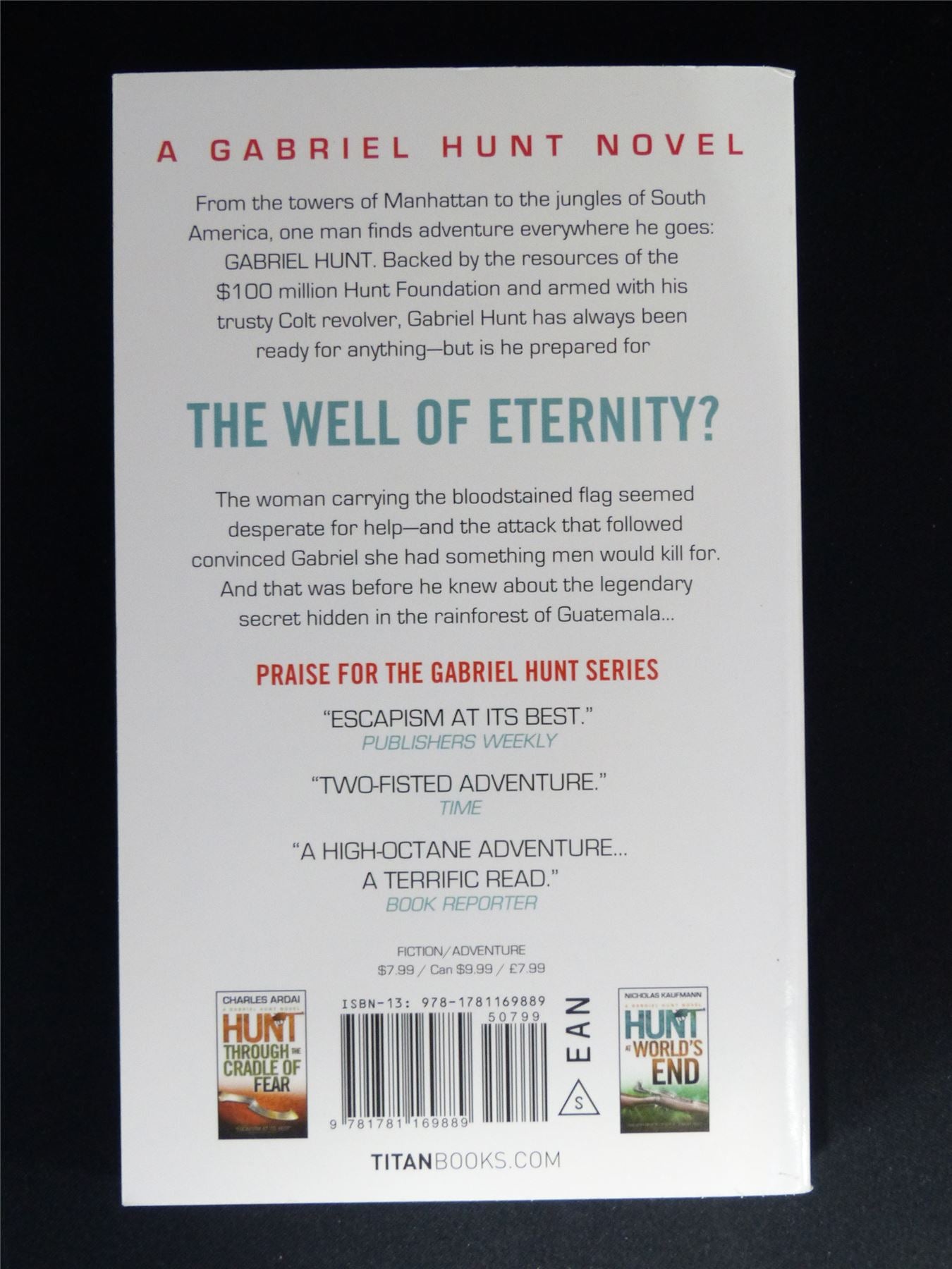 A Gabriel Hunt Novel: At the Well of Eternity - Titan Novel Softback #NP