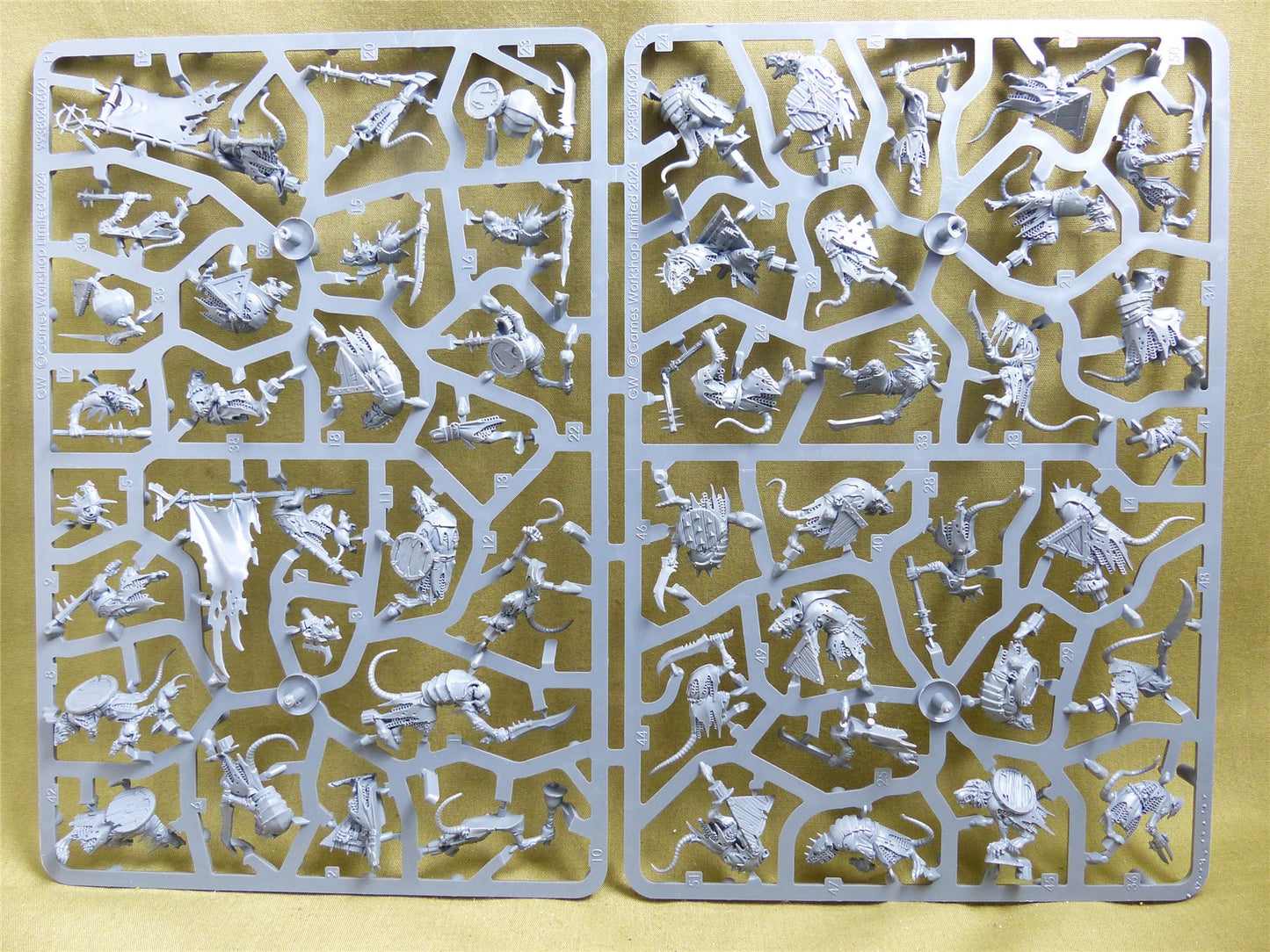 Clanrats Complete Sprue - Skaven - Warhammer AoS #1UL