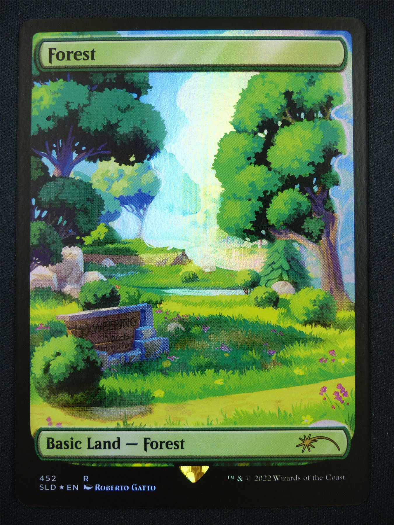 Forest Full Art Foil Fortnite - SLD - Mtg Card #5N4