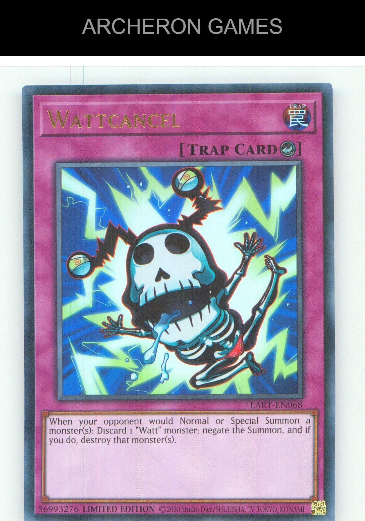 Wattcancel P YUGIOH Card Limited