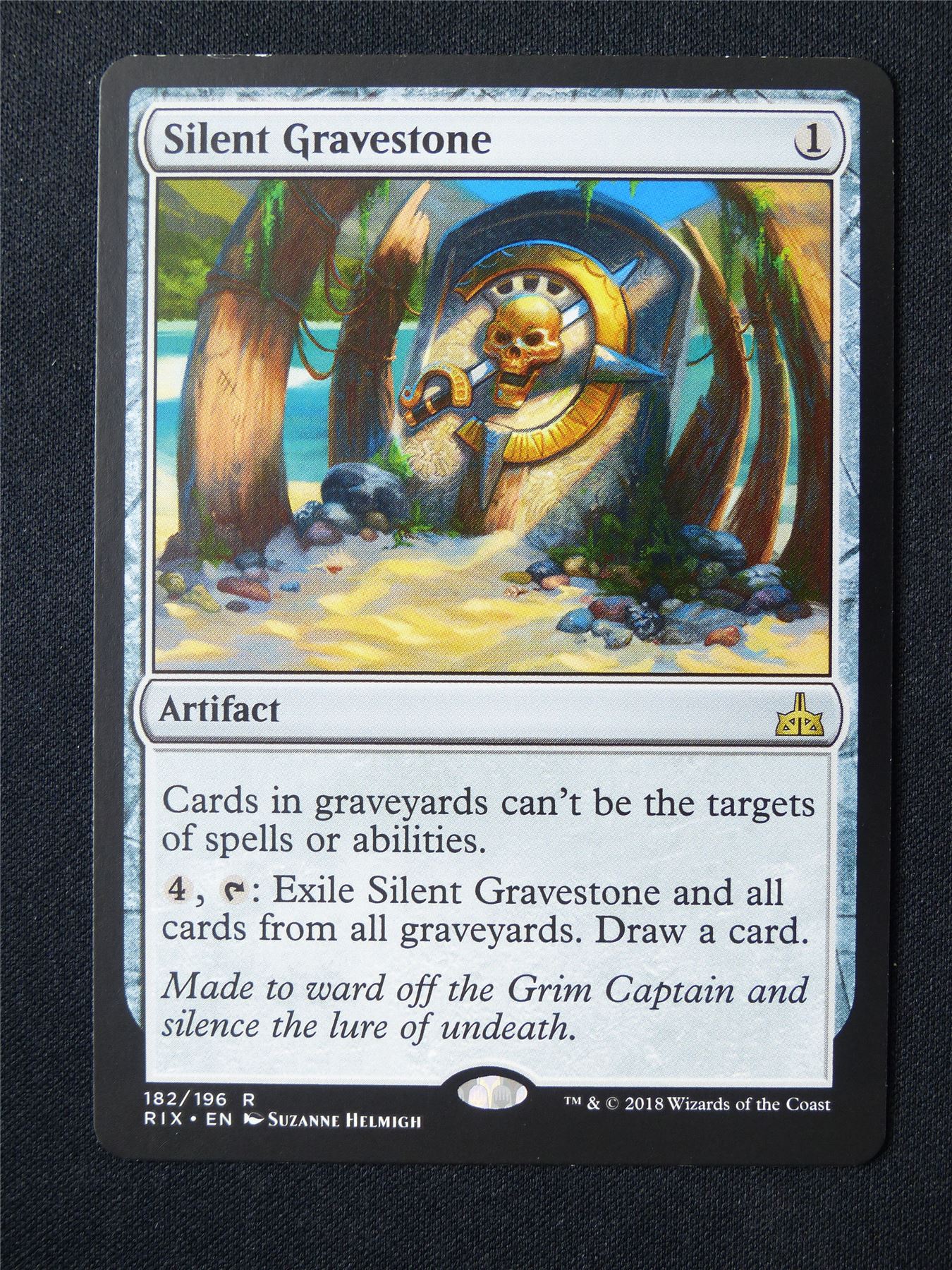Silent Gravestone - RIX - Mtg Card #5D7