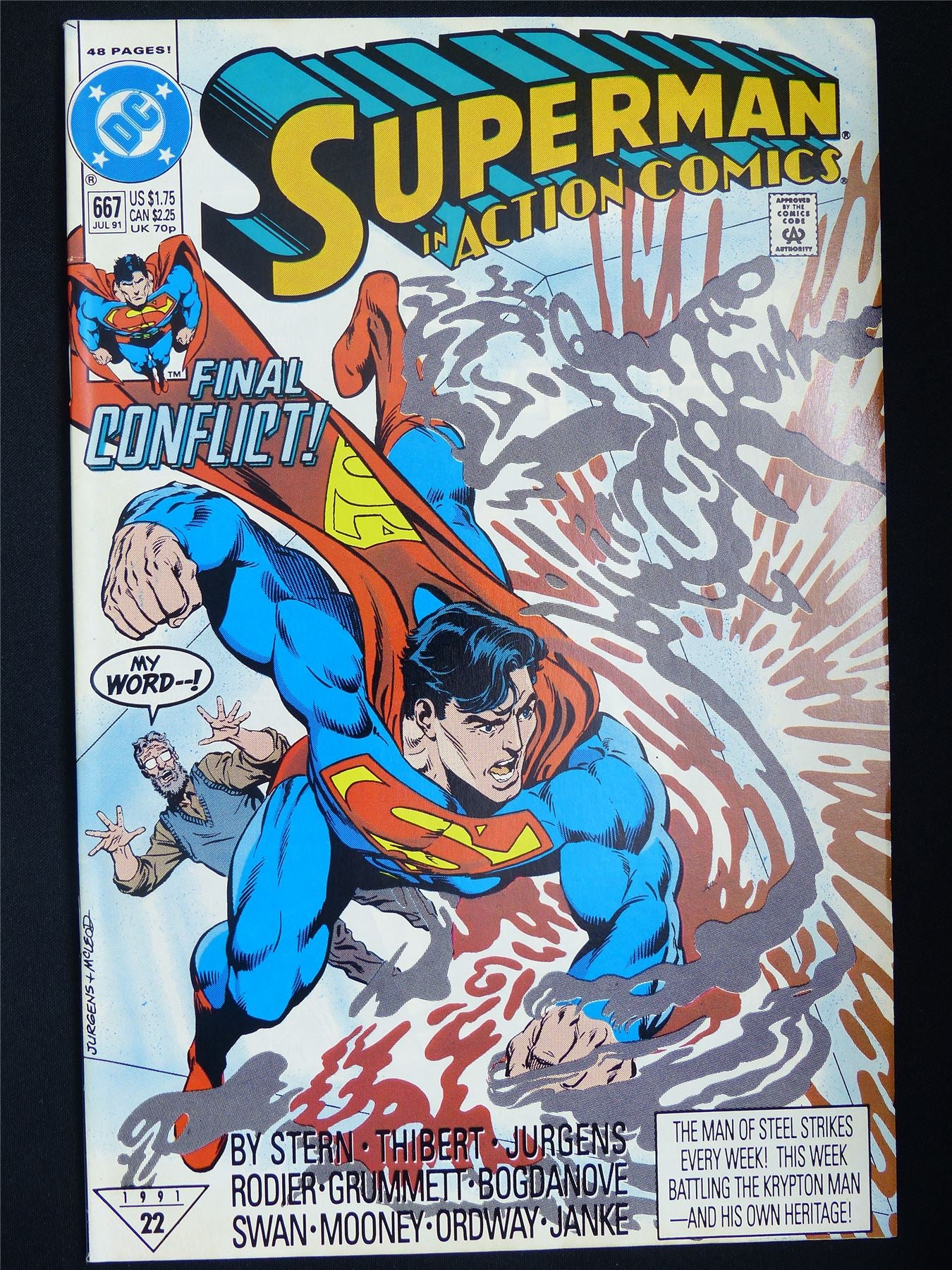 SUPERMAN: Action Comics #667 1991 - DC Comic #1RA