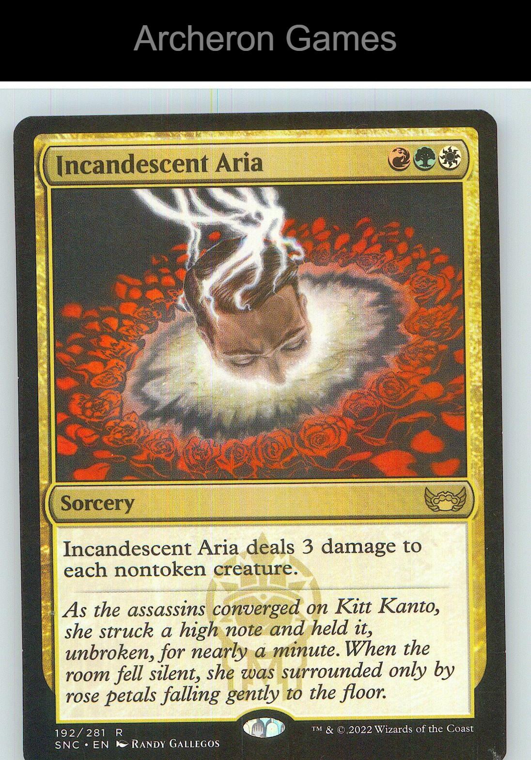 Incandescent Aria SNC 192 R MTG Card NM/EX+