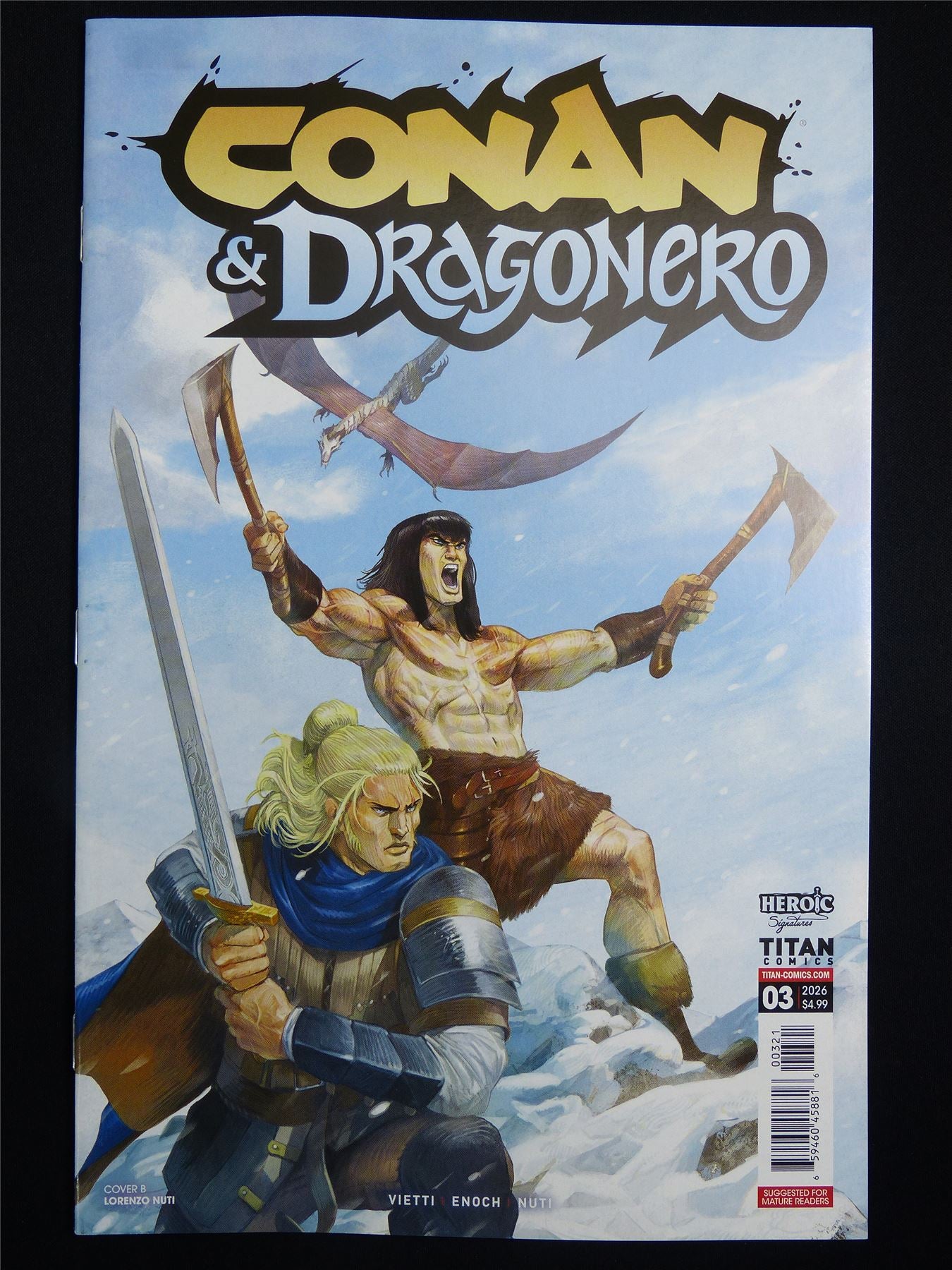CONAN & Dragonero #3 Cvr B - Jul 2026 Titan Comic #2IE