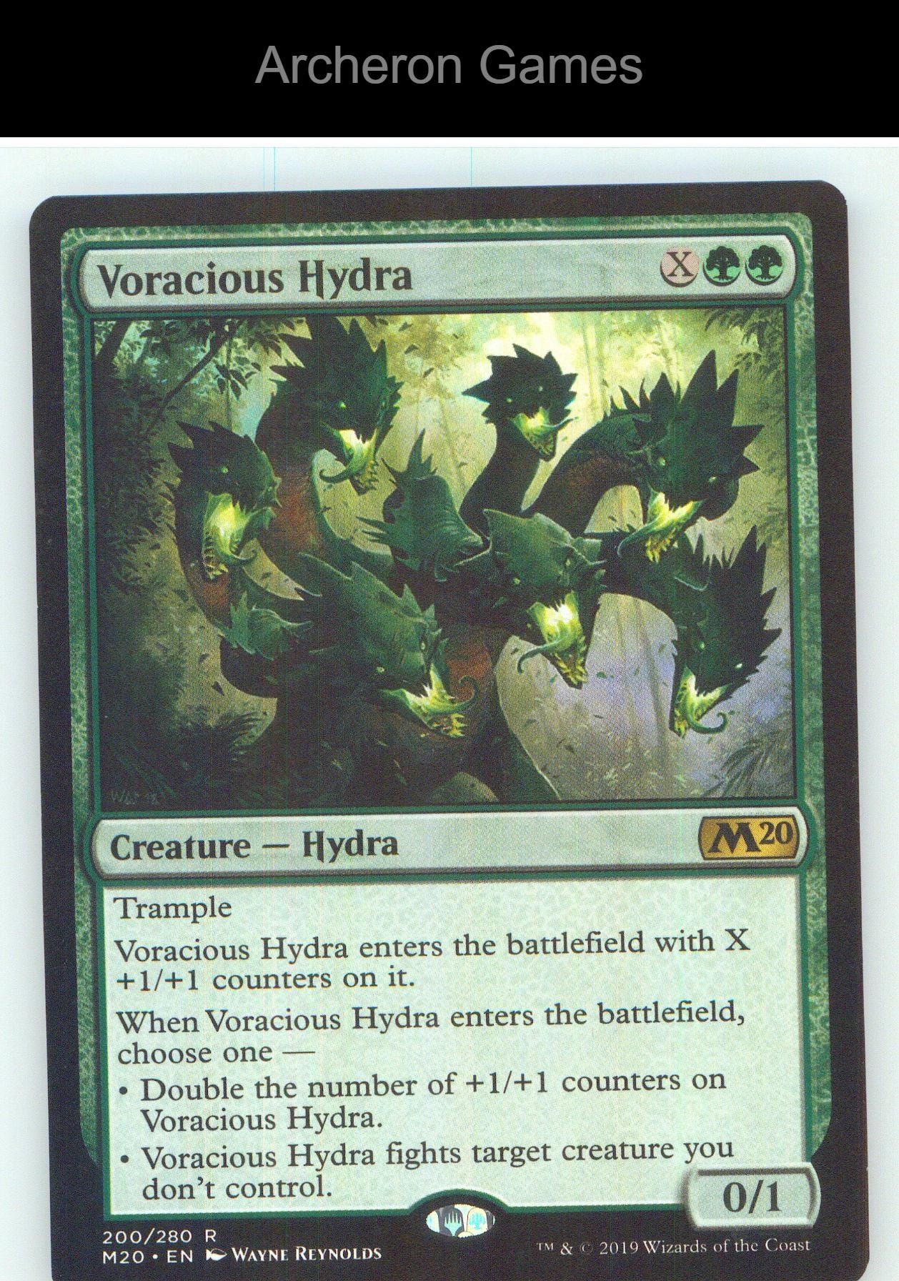 Voracious Hydra M20 200 R MTG Card NM/EX+