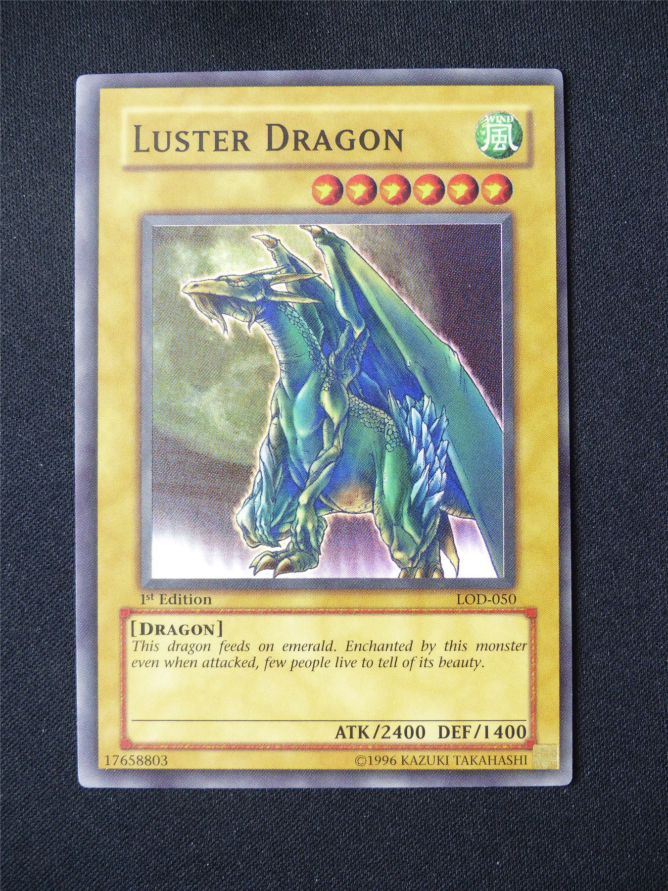 Luster Dragon LOD Super Rare - 1st ed Yugioh Card #1RY