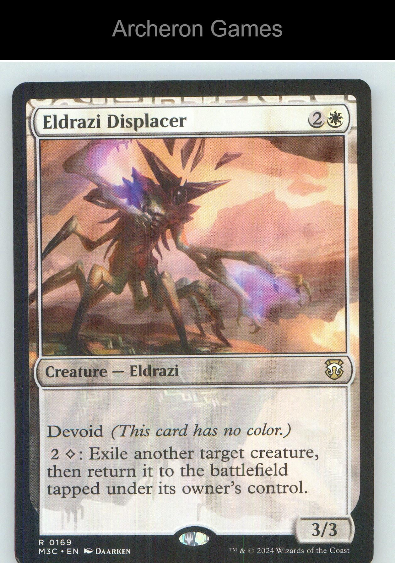 Eldrazi Displacer (Ripple Foil) 169 R MTG Card NM/EX+