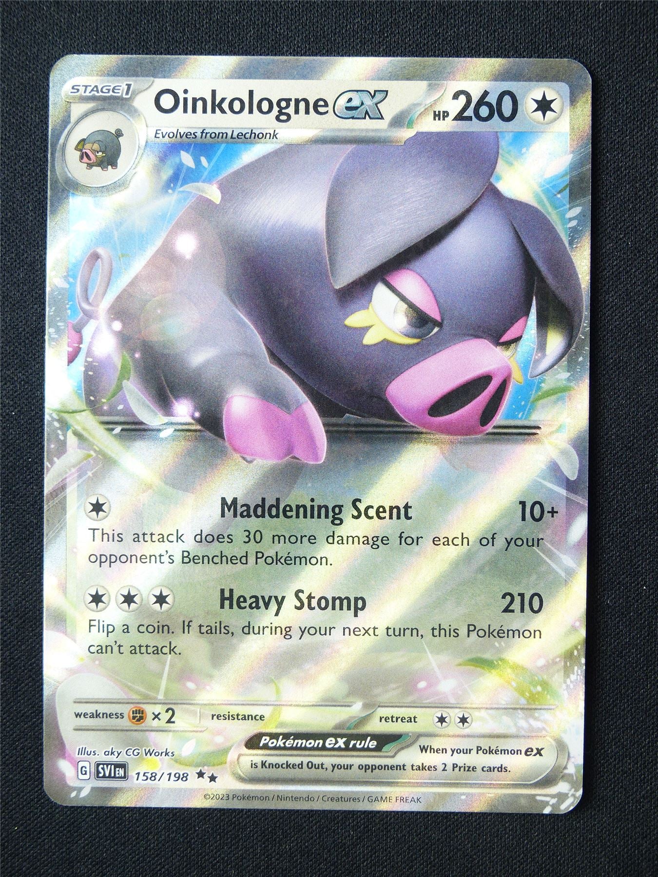 Oinkologne 158/198 Holo - Pokemon Card #62S