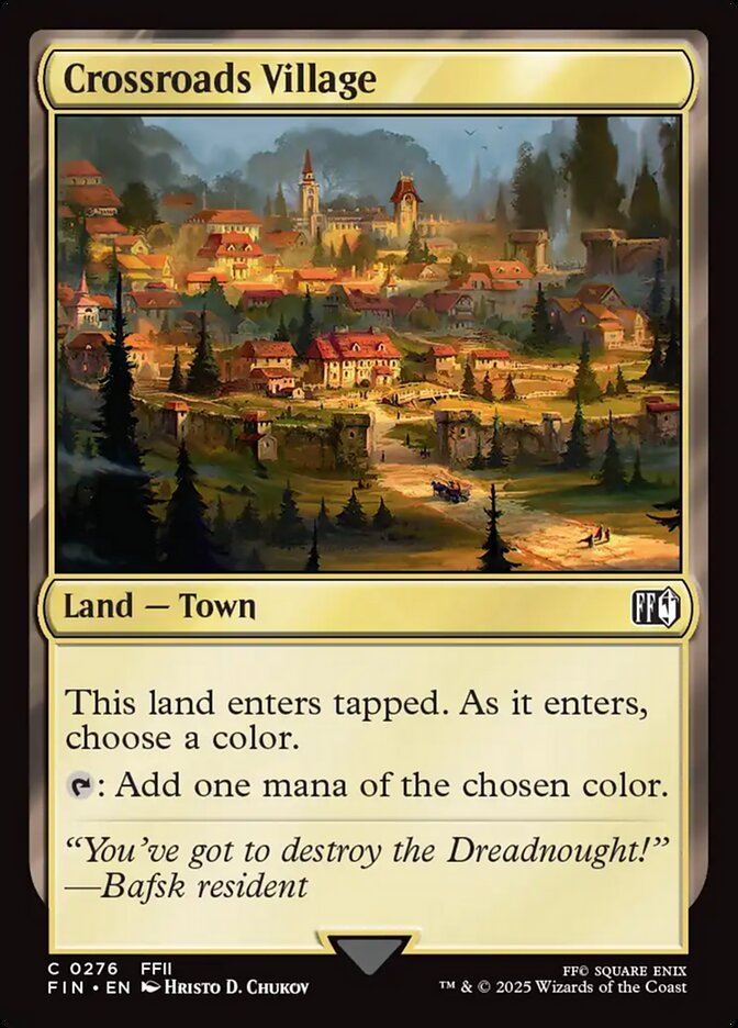 Crossroads Village - Final Fantasy fin