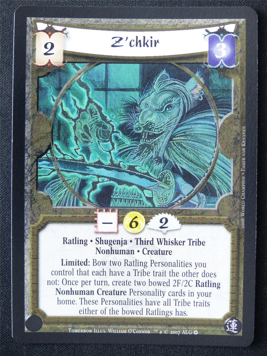 Z'chkir Foil - Tom - Legend of the Five Rings L5R Card #WD