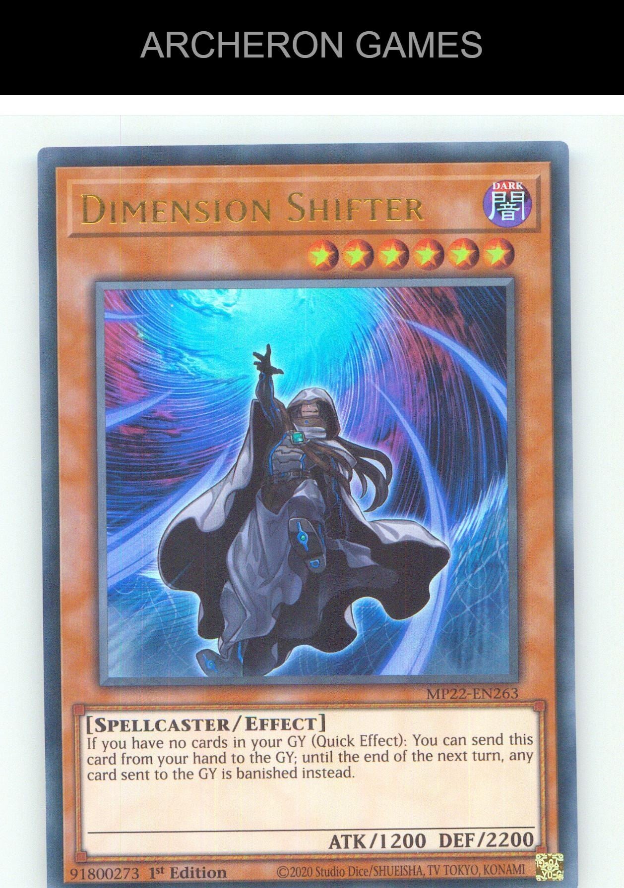 Dimension Shifter UR YUGIOH Card 1st Edition