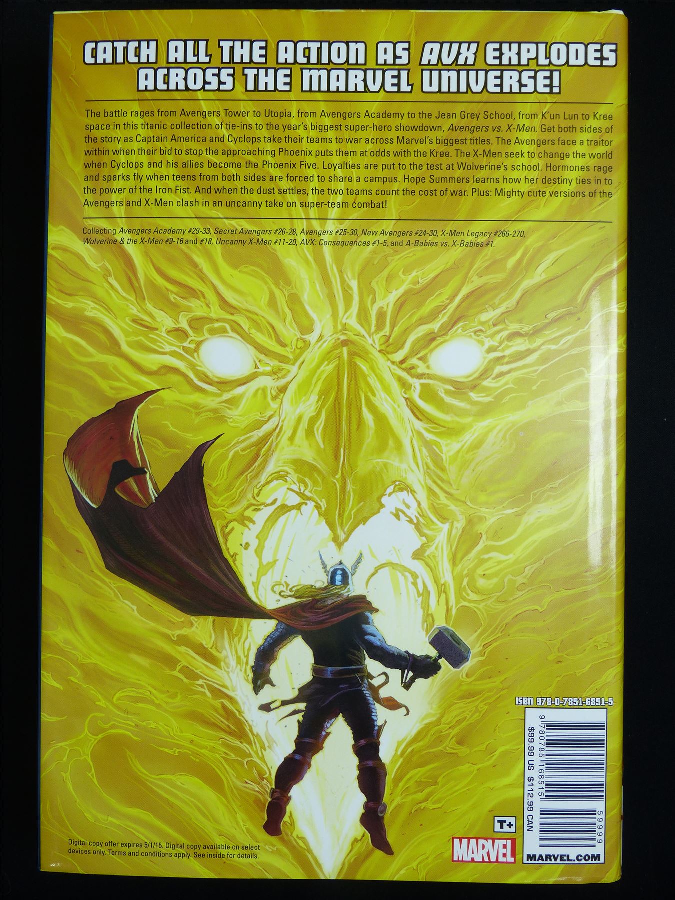 The Avengers vs The X-Men Companion - Marvel Graphic Hardback #4WG