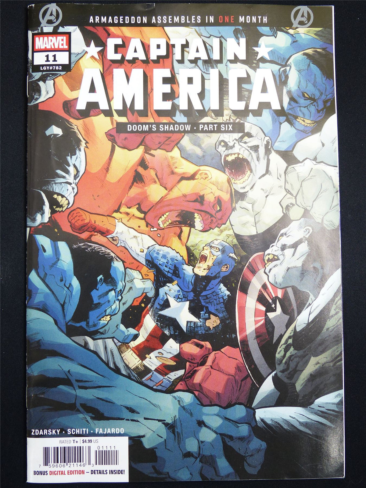 CAPTAIN America #11 Cvr A - Marvel Comic #4WR