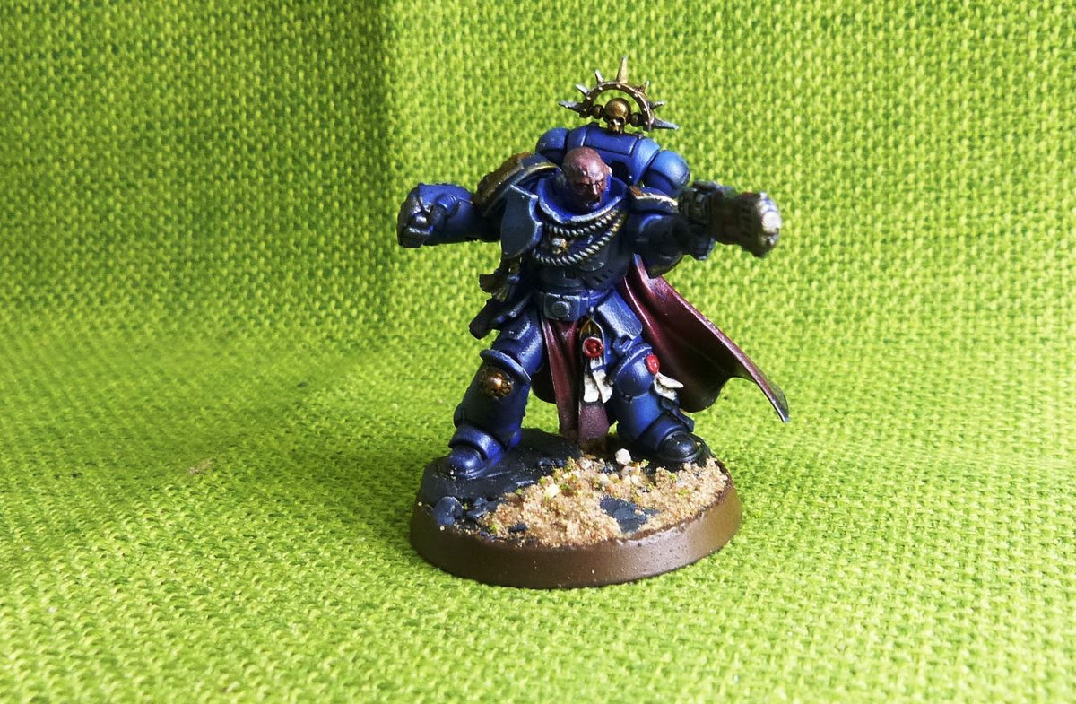 Space Marine Captain - Painted - Warhammer AoS 40k #HQ