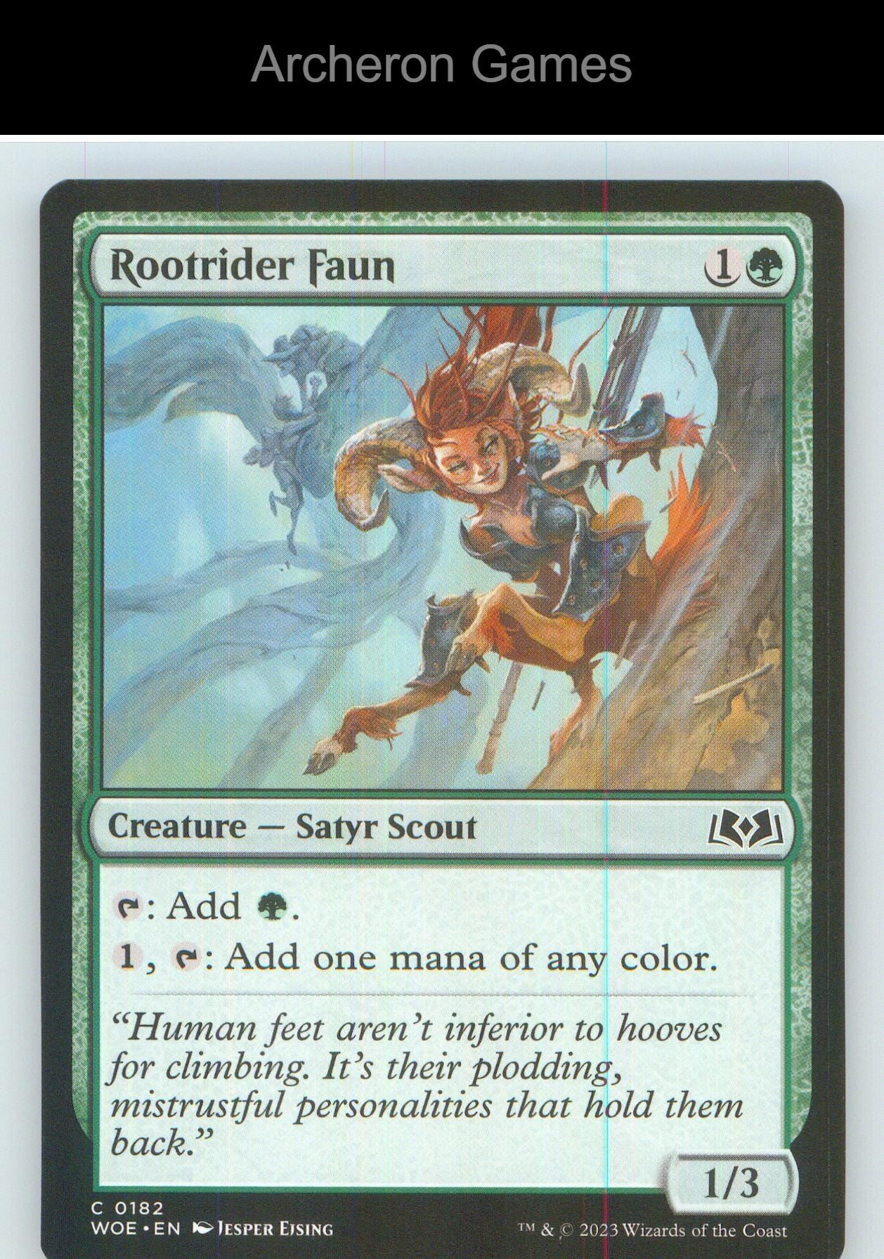 Rootrider Faun WOE 182 C MTG Card NM/EX+