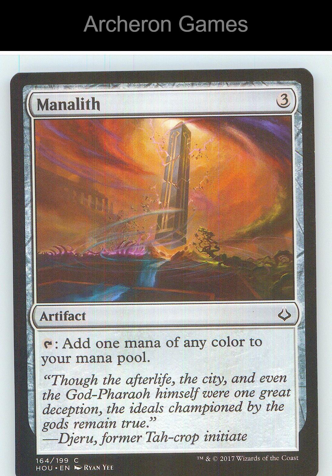 Manalith HOU 164 C MTG Card NM/EX+