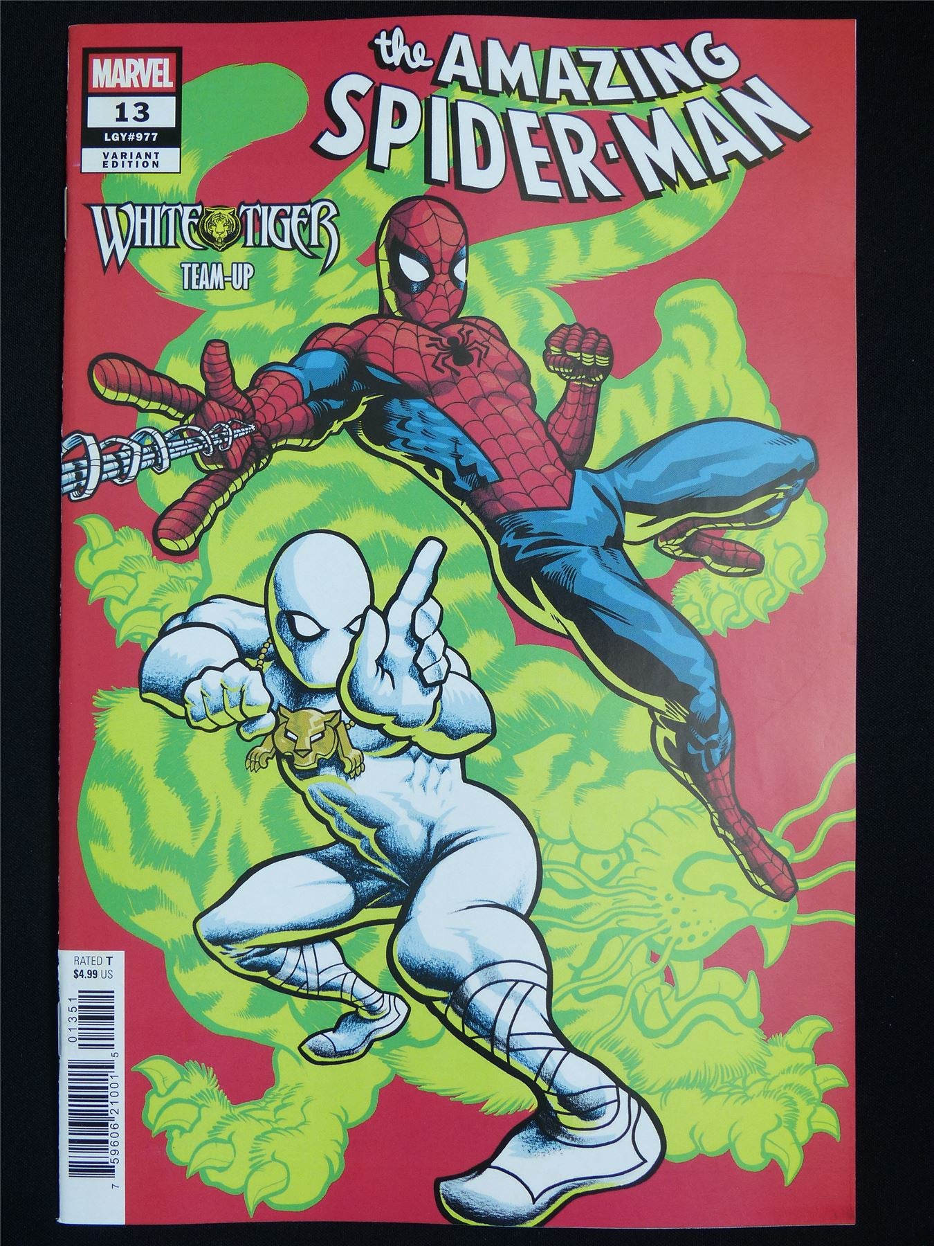 The Amazing SPIDER-MAN #13 White Tiger Variant - Dec 2025 Marvel Comic #4TV