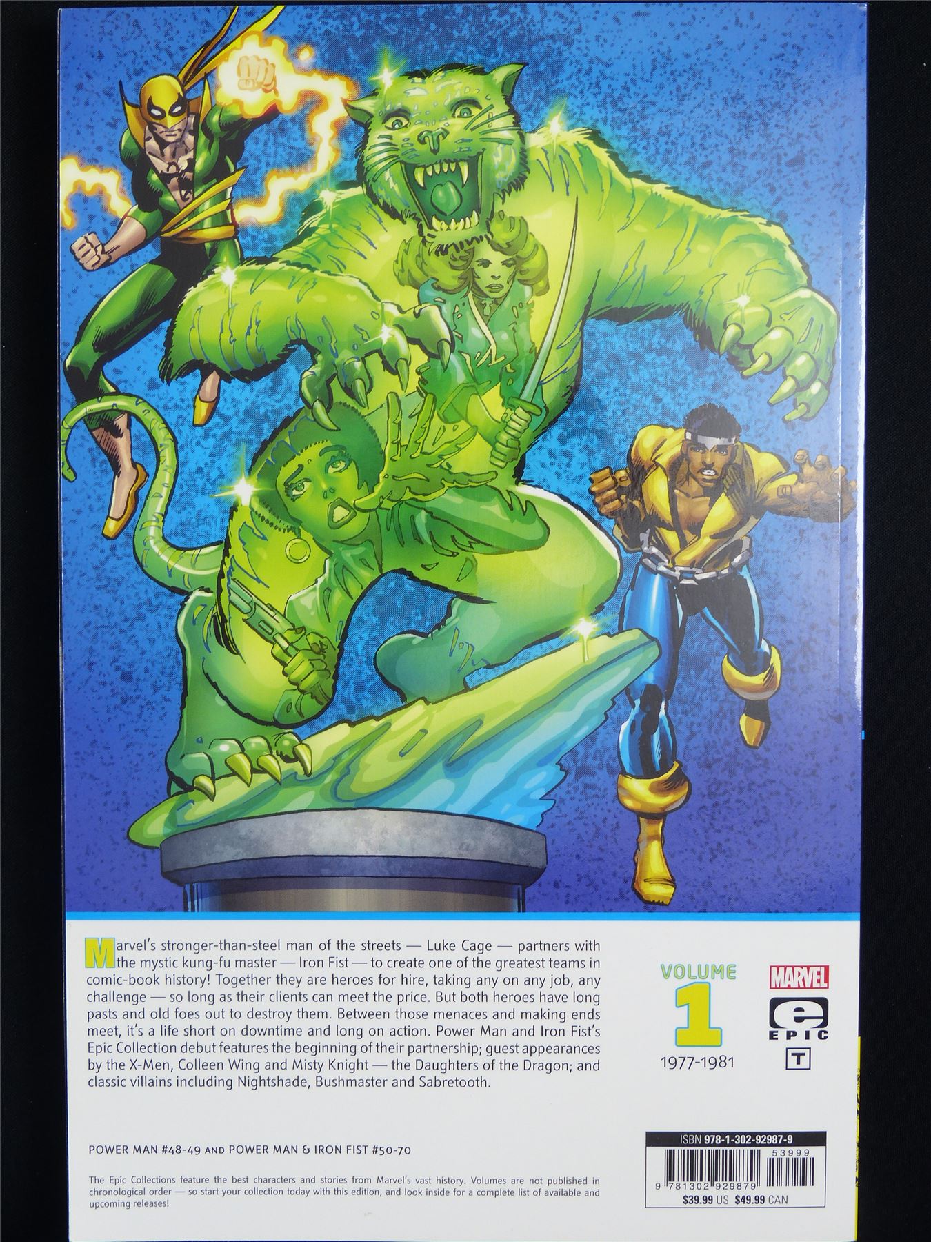 Power Man and Iron Fist: Heroes For Hire - Epic Collection Volume 1 - Marvel Graphic Softback #335