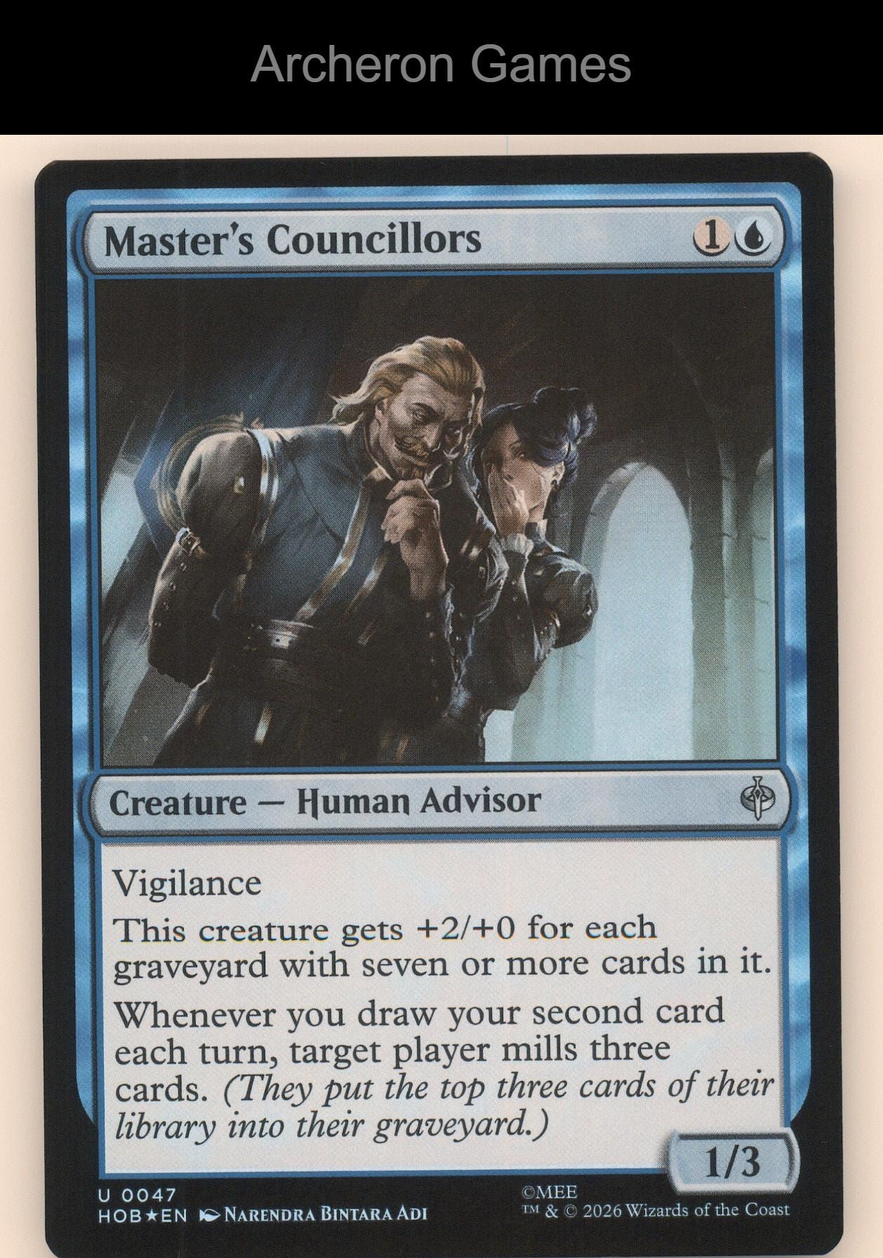 Master's Councillors HOB 47 UC MTG Card The Hobbit