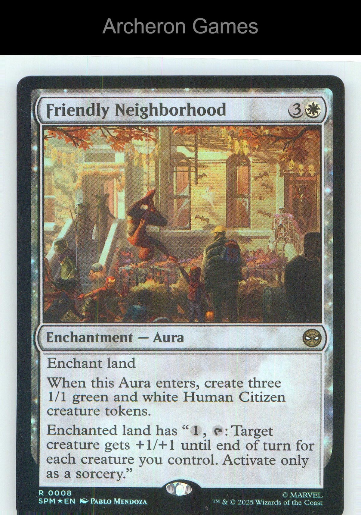 Friendly Neighborhood SPM 8 R MTG Card NM/EX+ Foil