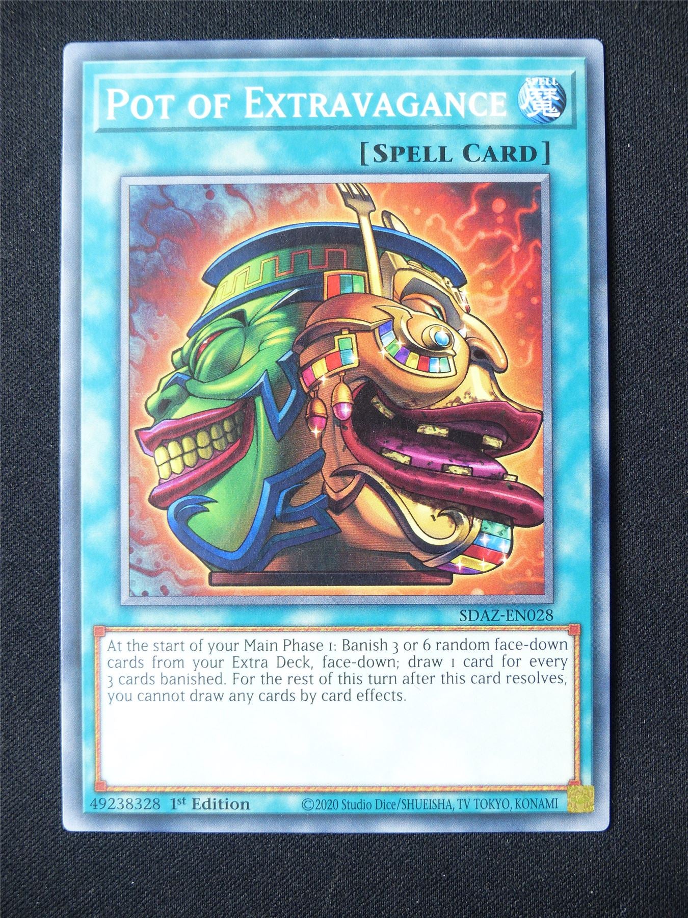 Pot of Extravagance SDAZ - 1st ed Yugioh Card #555