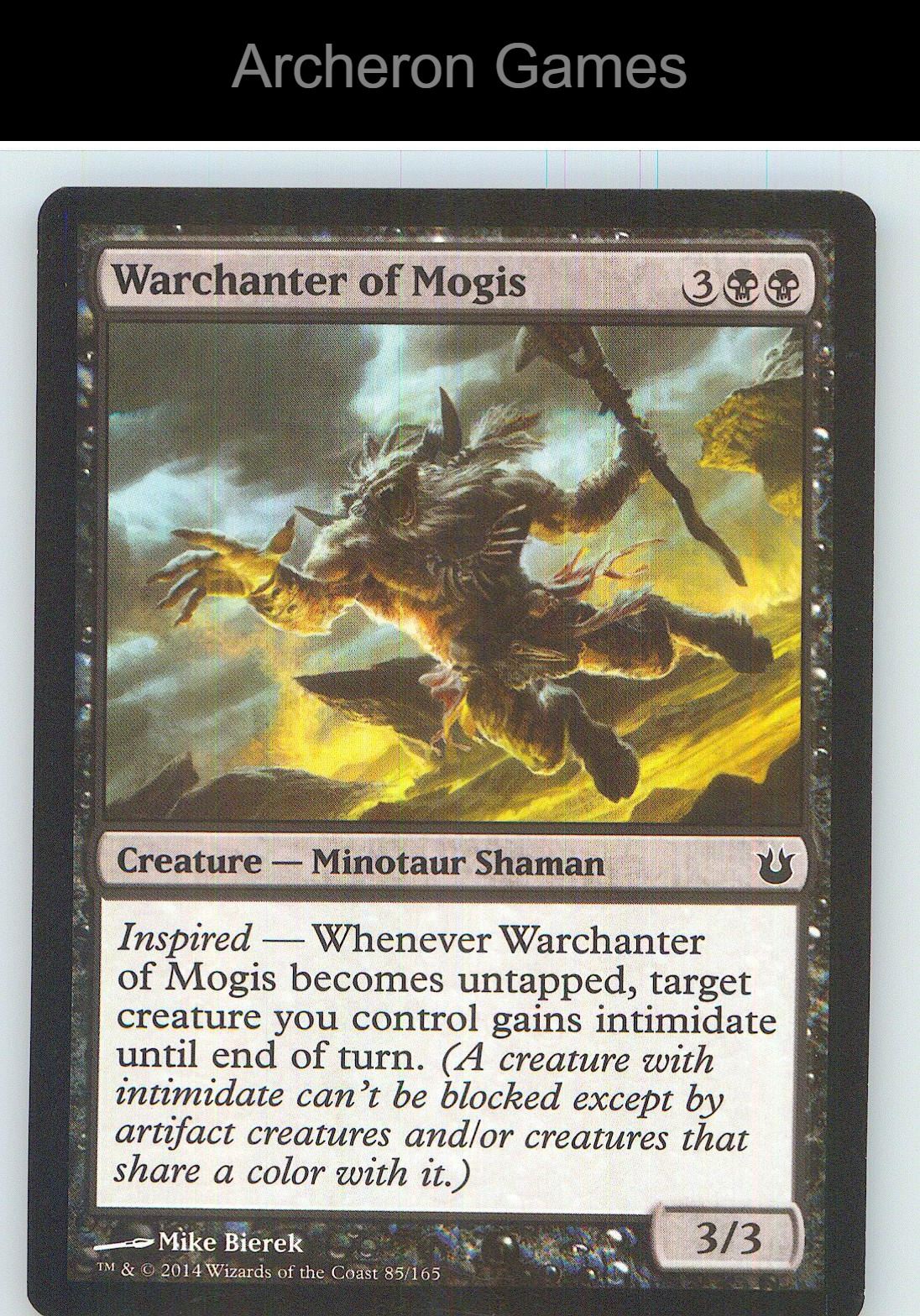 Warchanter of Mogis BNG 85 C MTG Card NM/EX+